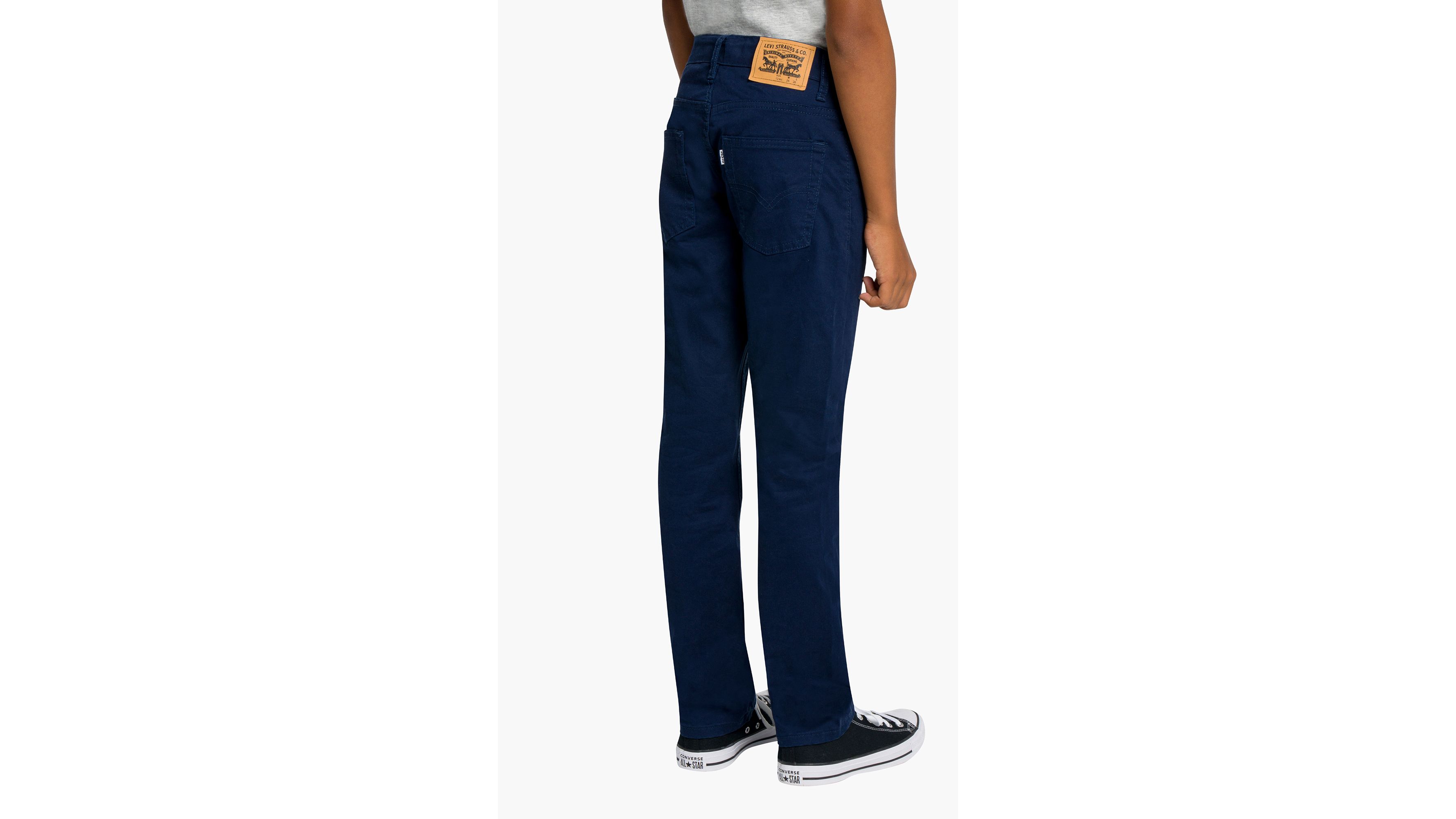 511MC Pantalon étroit suédé brossé Grand garçon 8‑20 2