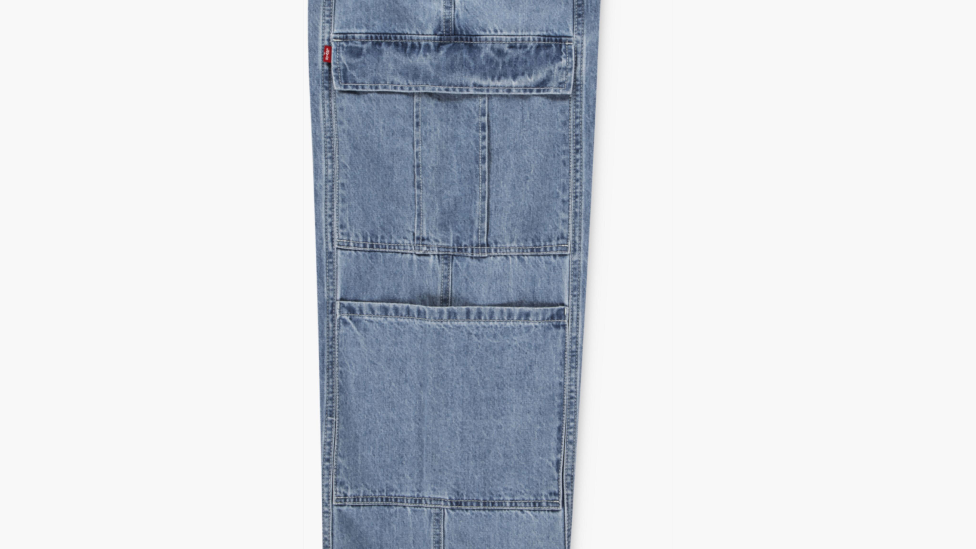 Denim Parachute Cargo Pant Big Girls S-XL
