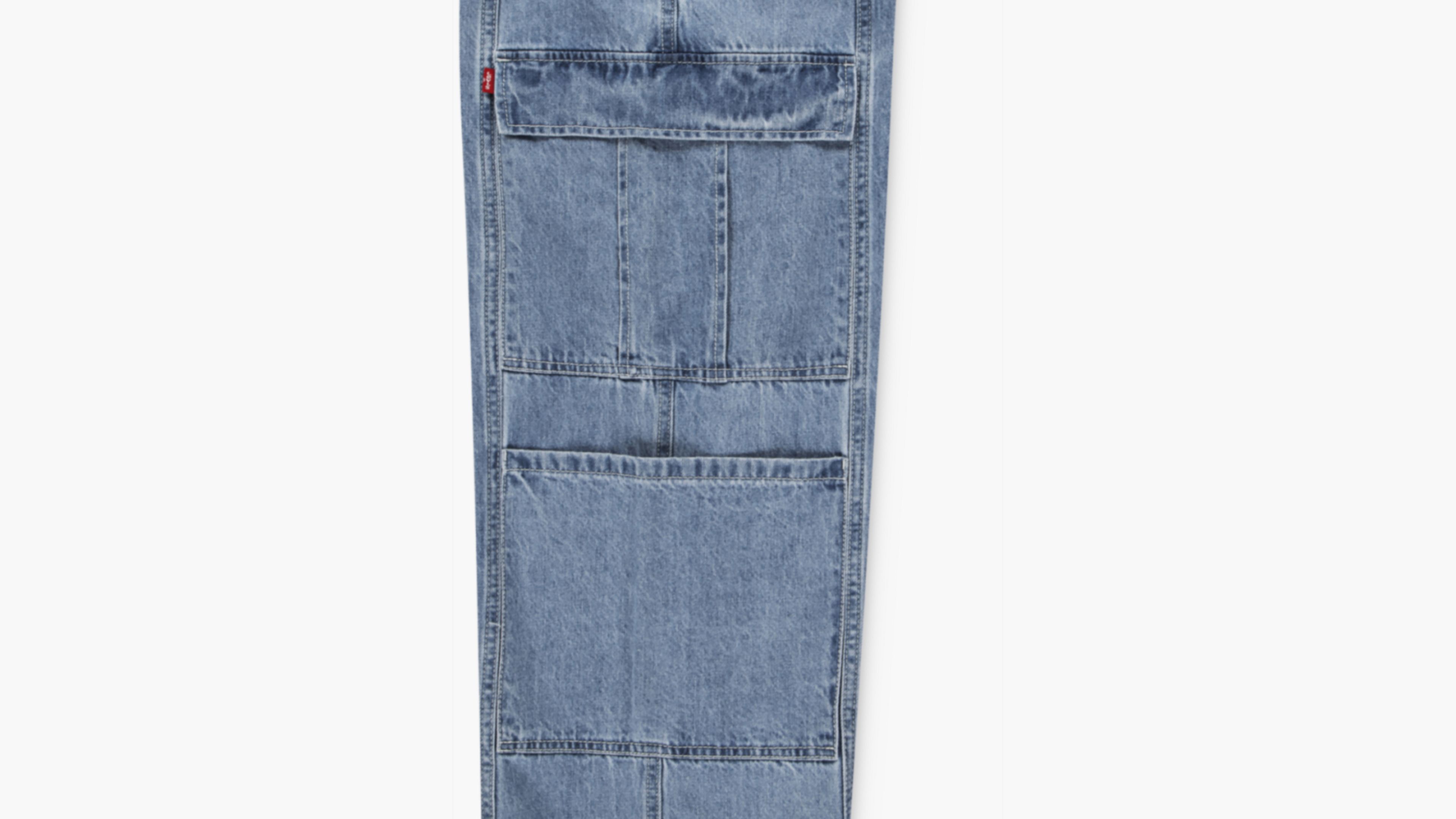 Denim Parachute Cargo Pant Big Girls S-XL