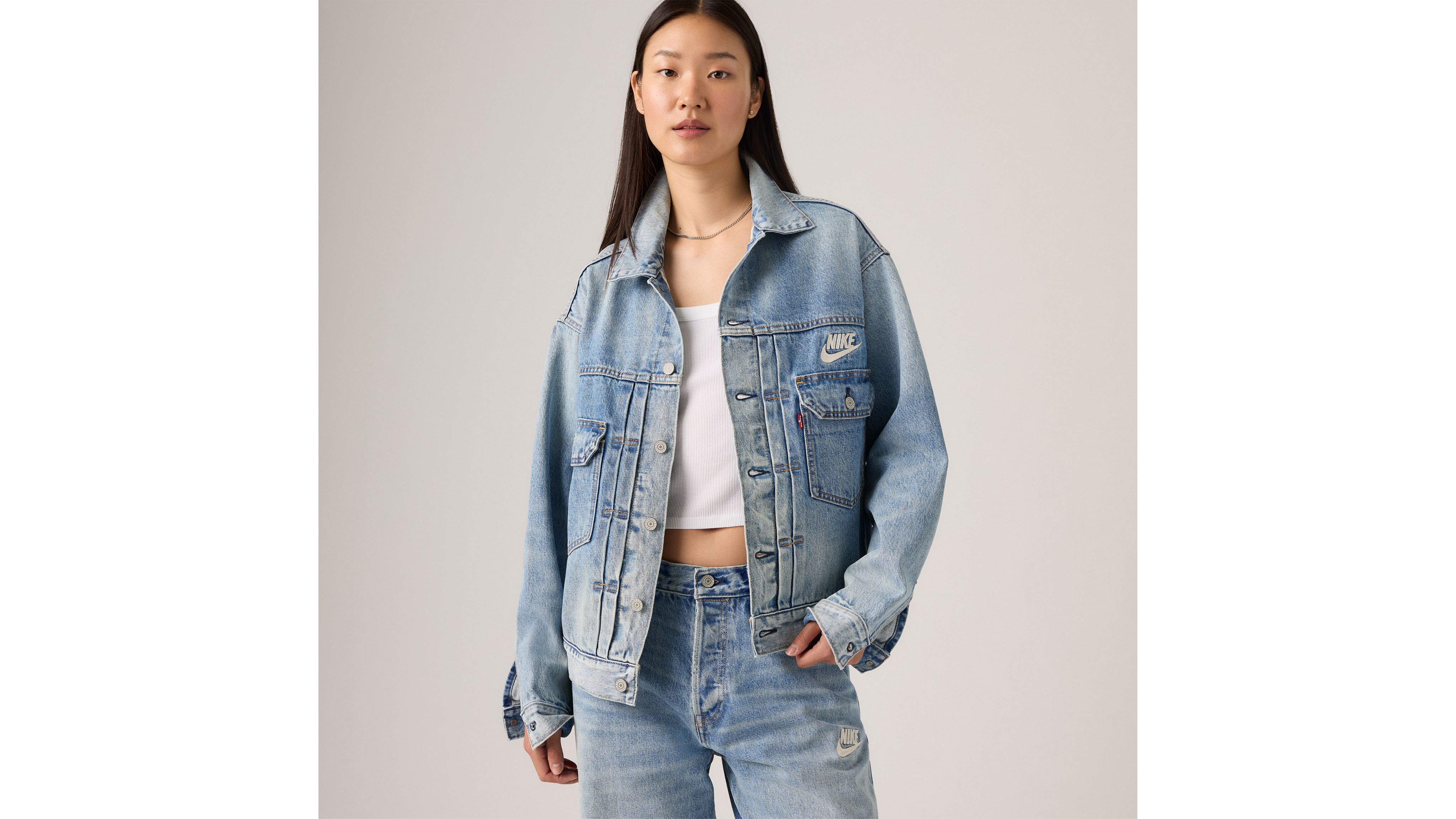 Levi's x NIKE トラッカージャケット Levi's® X Nike Trucker Jacke - Blau | Levi's® DE