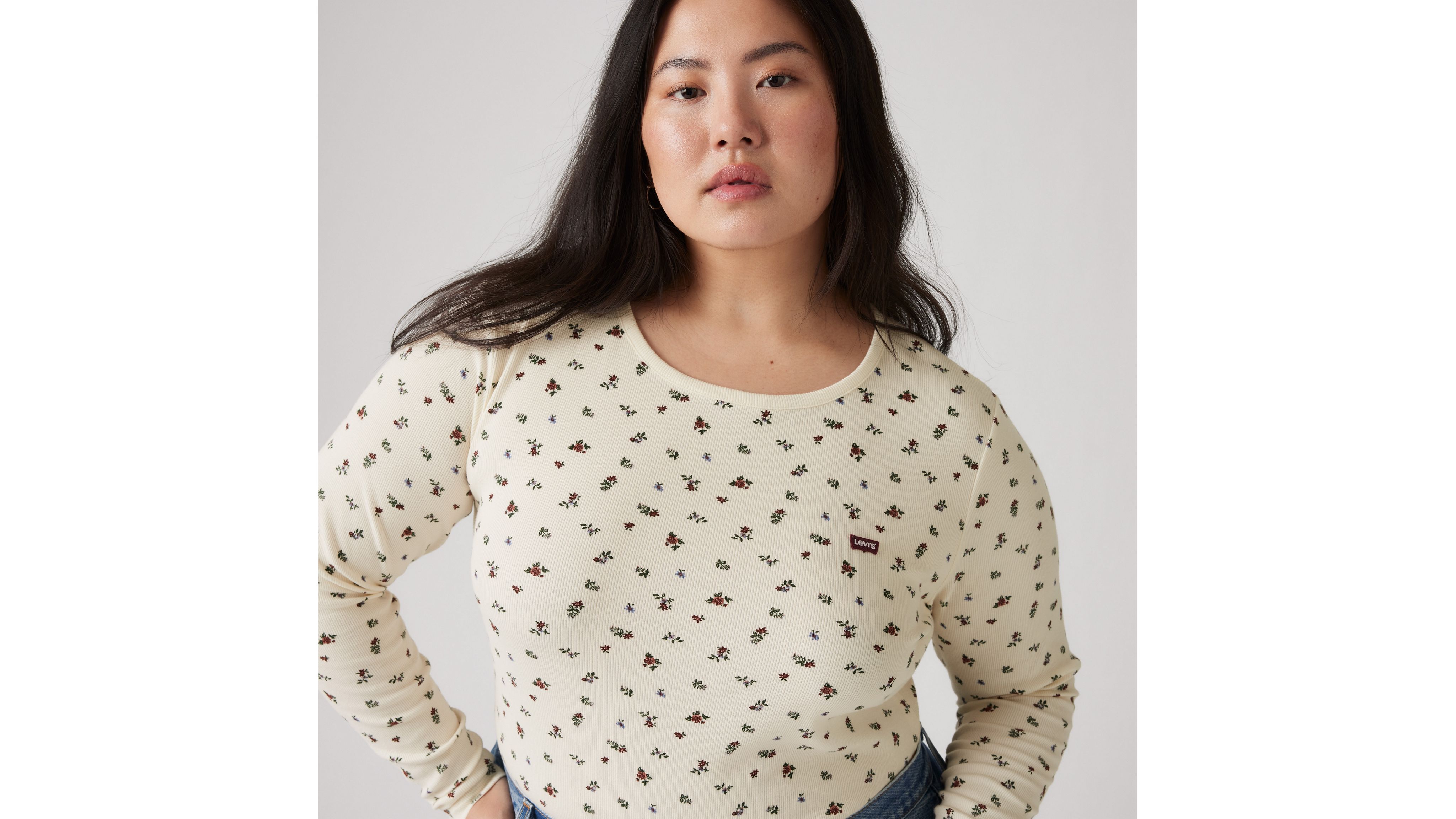 Hayes Long-Sleeve T-Shirt (Plus Size)