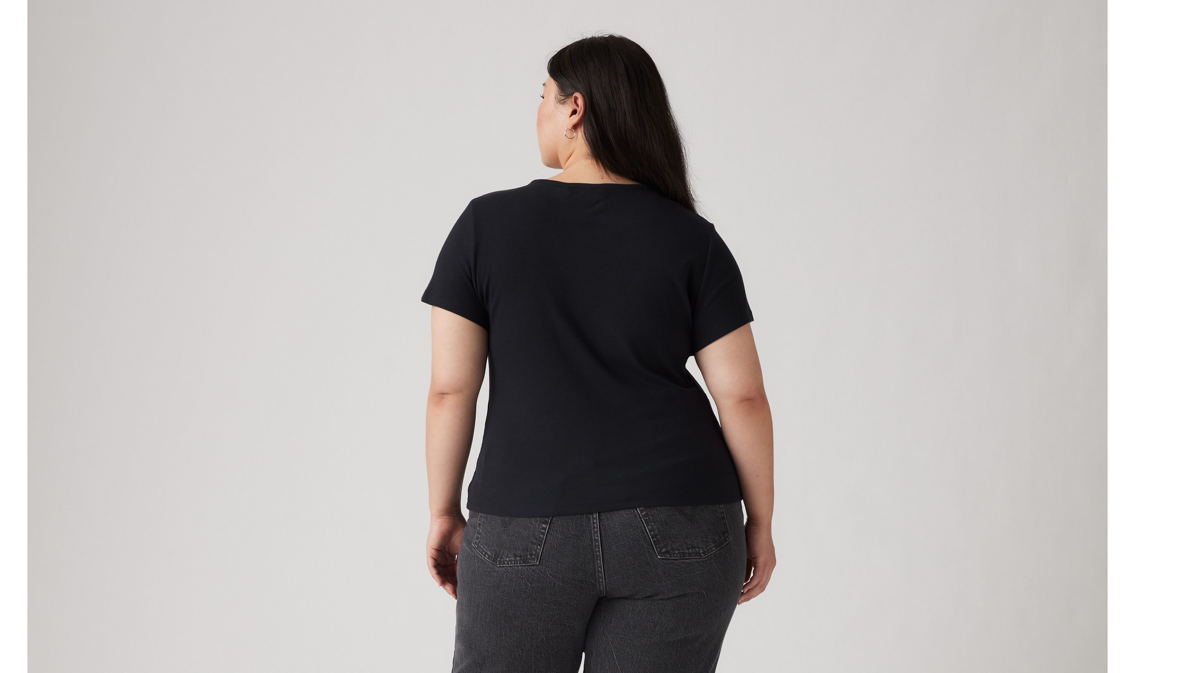 Levi's Hayes Short Sleeve T-shirt (plus Size) In Anthracite Night