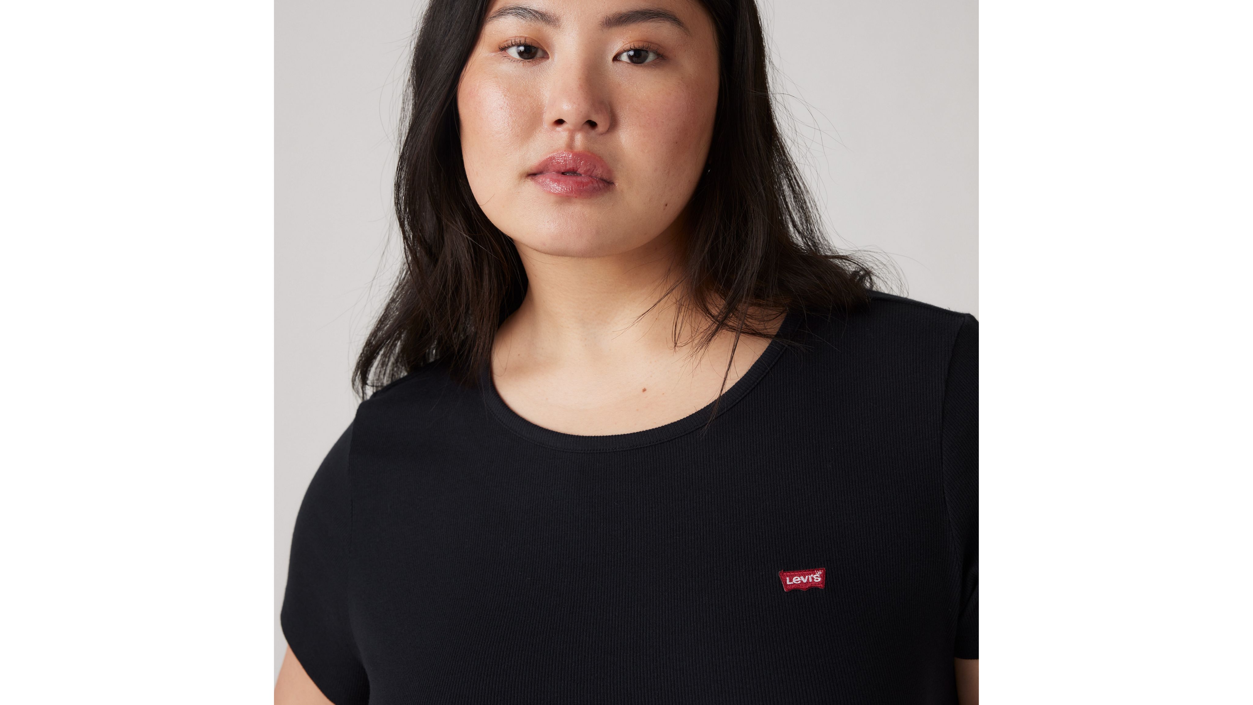 Levi's Hayes Short Sleeve T-shirt (plus Size) In Anthracite Night