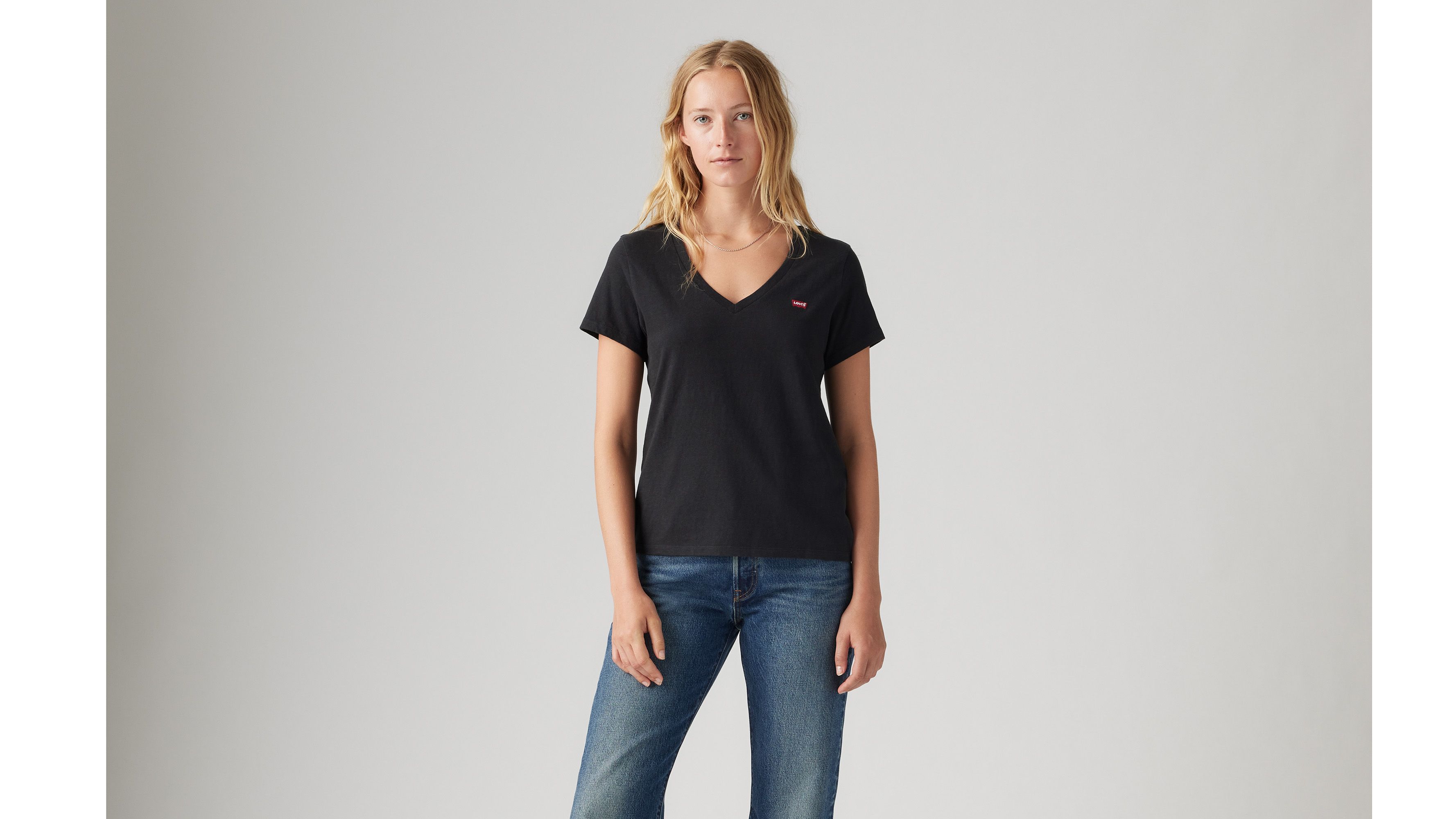 Perfect Slub V-Neck Tee 4