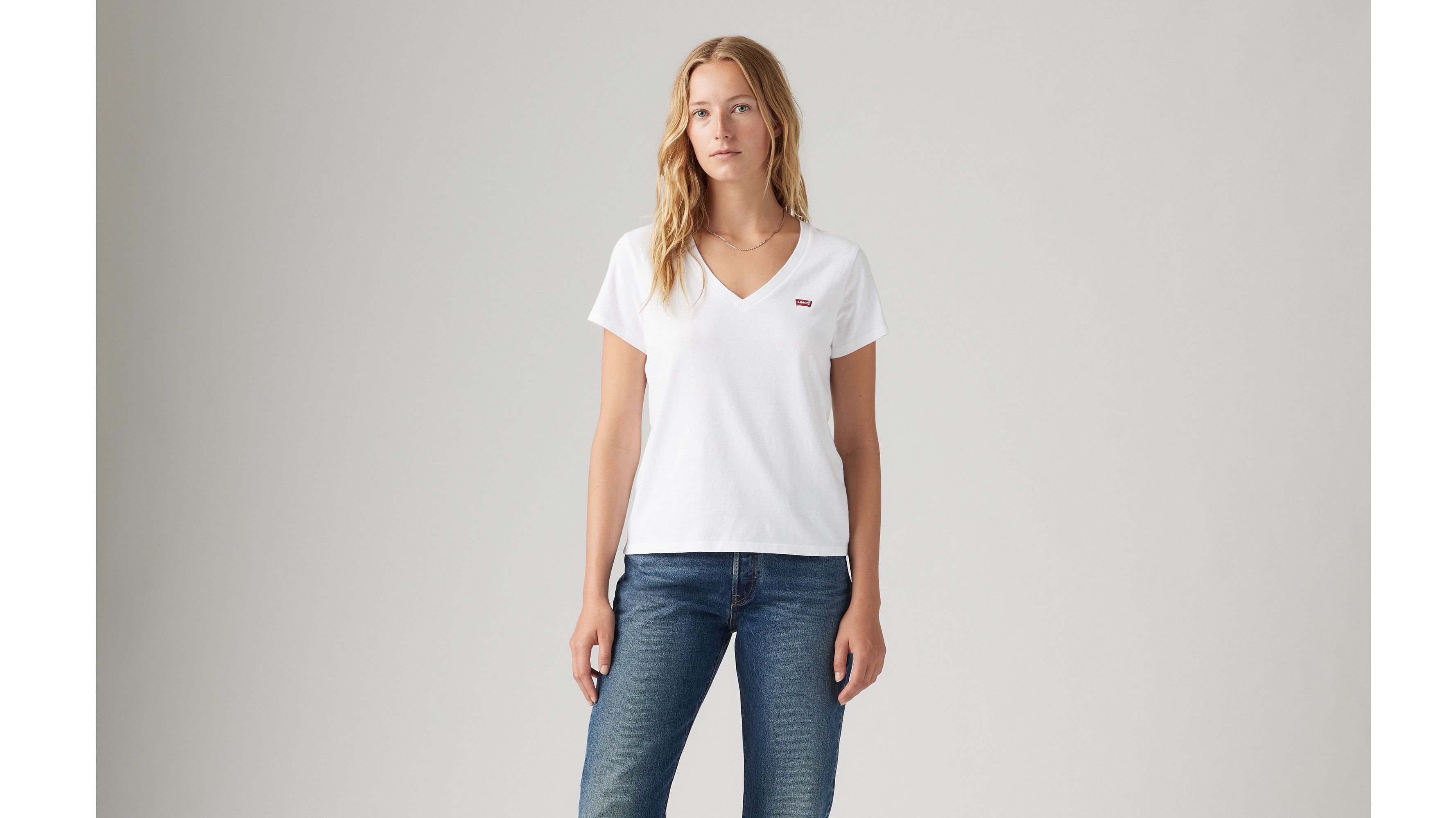 Perfect Slub V-Neck Tee 7