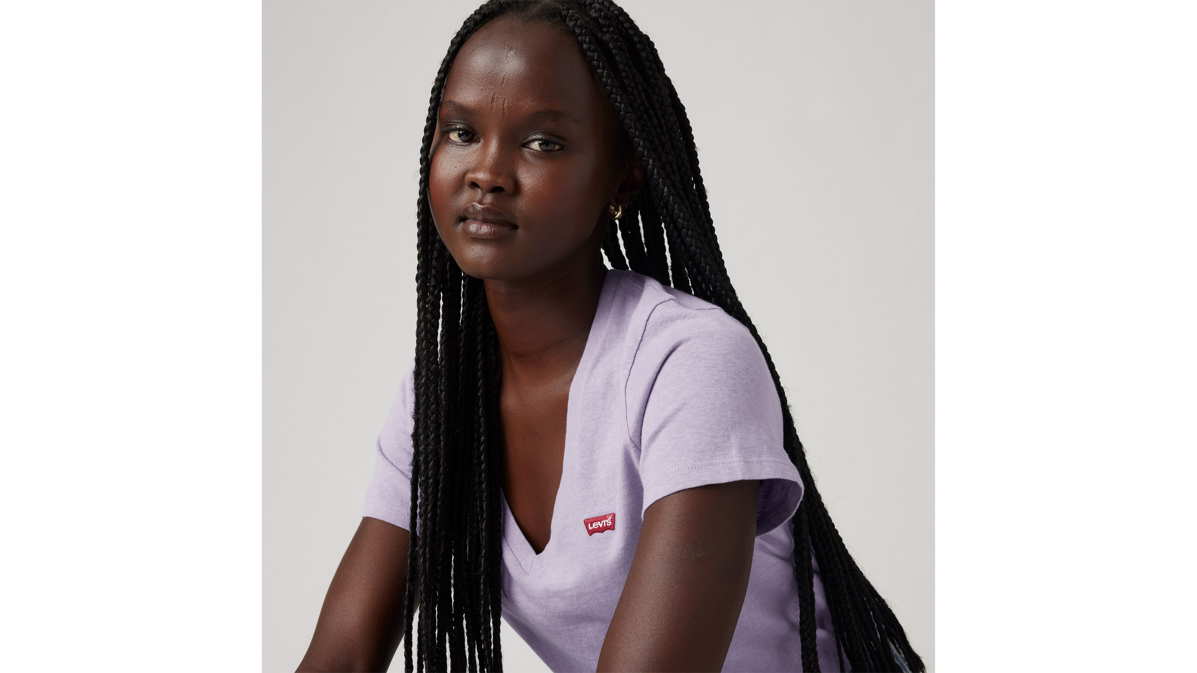 Perfect Slub V-Neck Tee 4