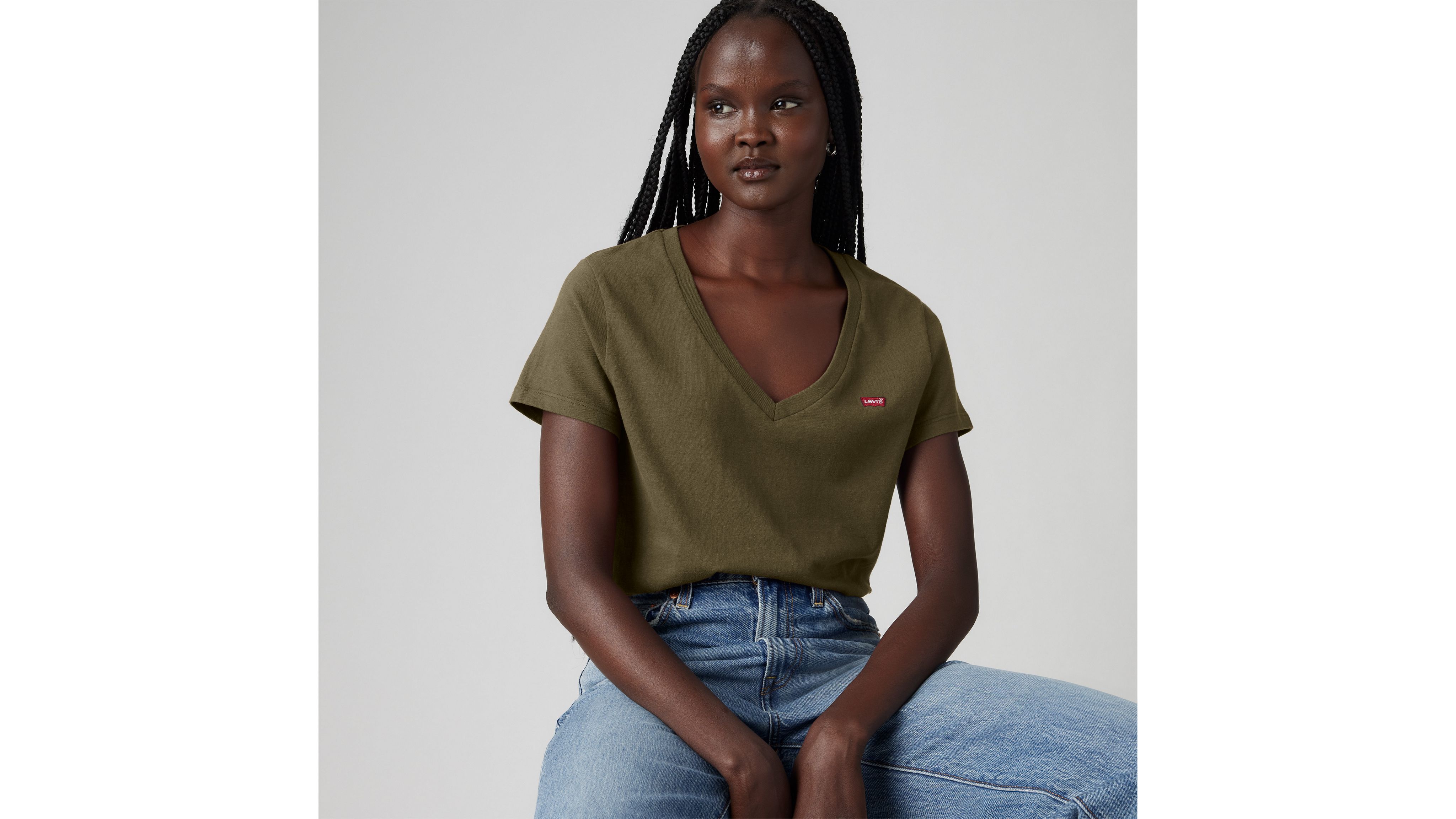 The Perfect V-Neck Tee 1