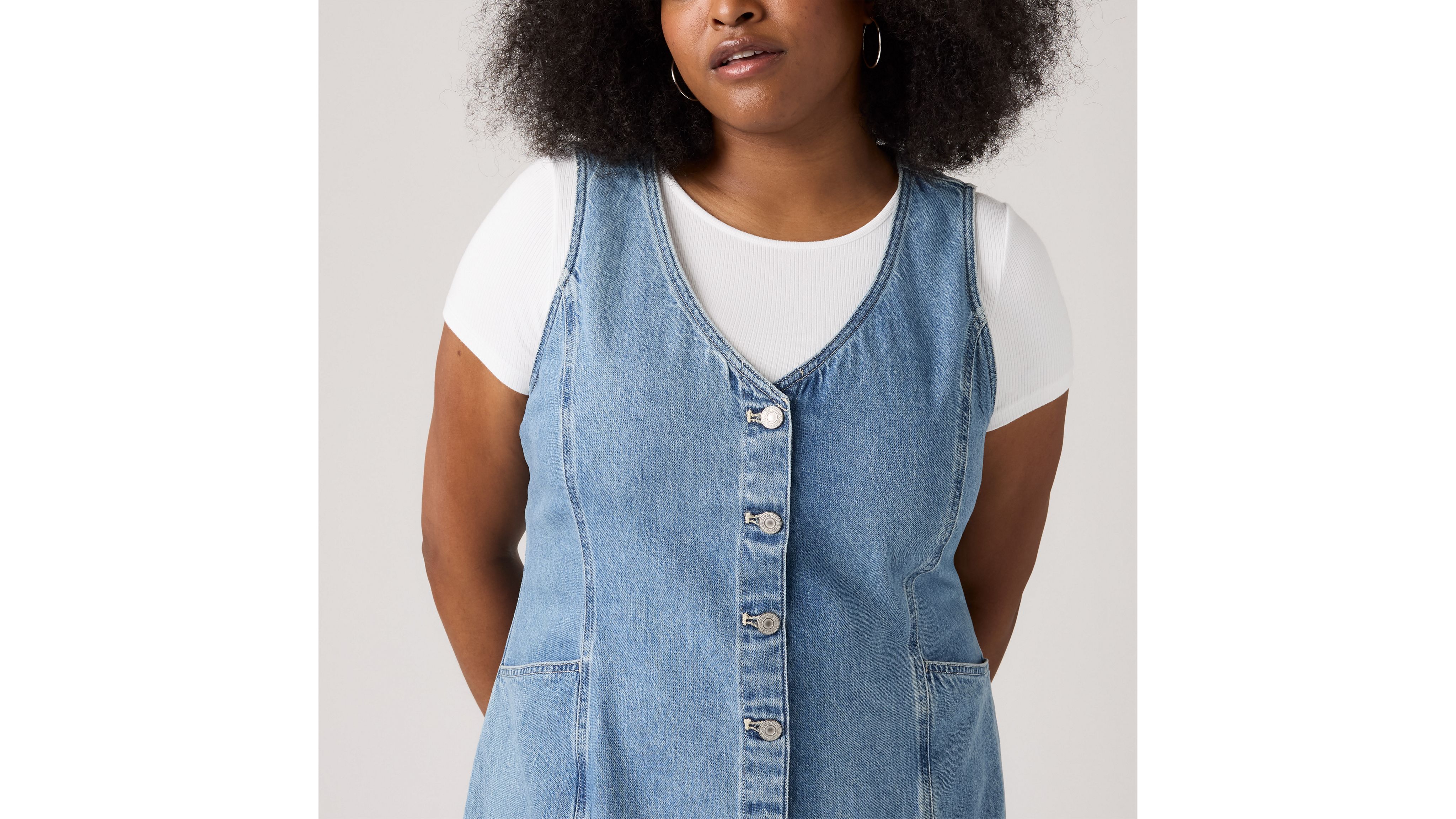 Vianna Vest Dress (Plus Size)