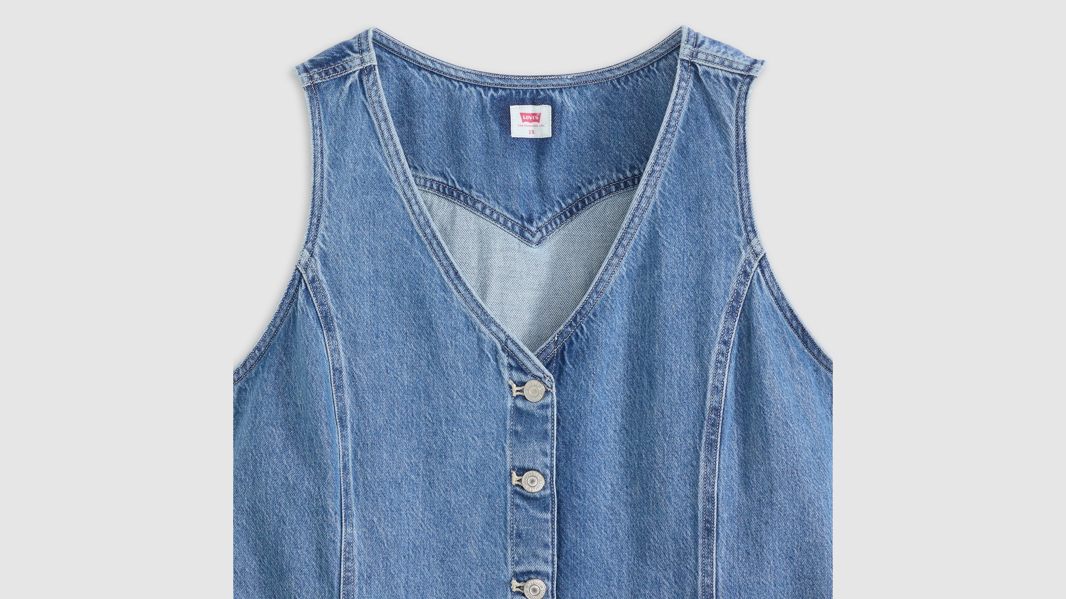 Vianna Vest Dress (Plus Size)