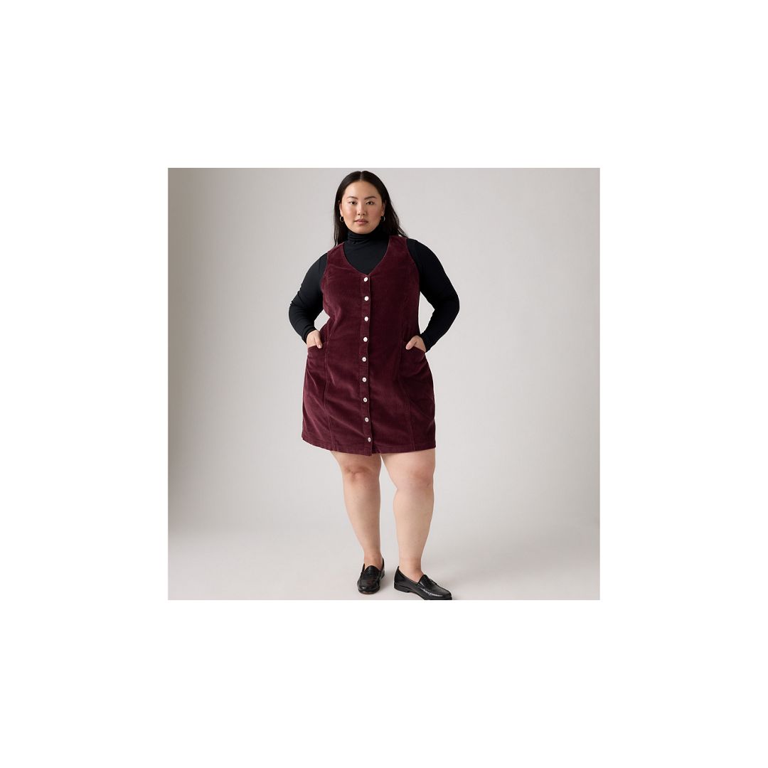 Levi's Vianna Vest Dress (plus Size) In Brown