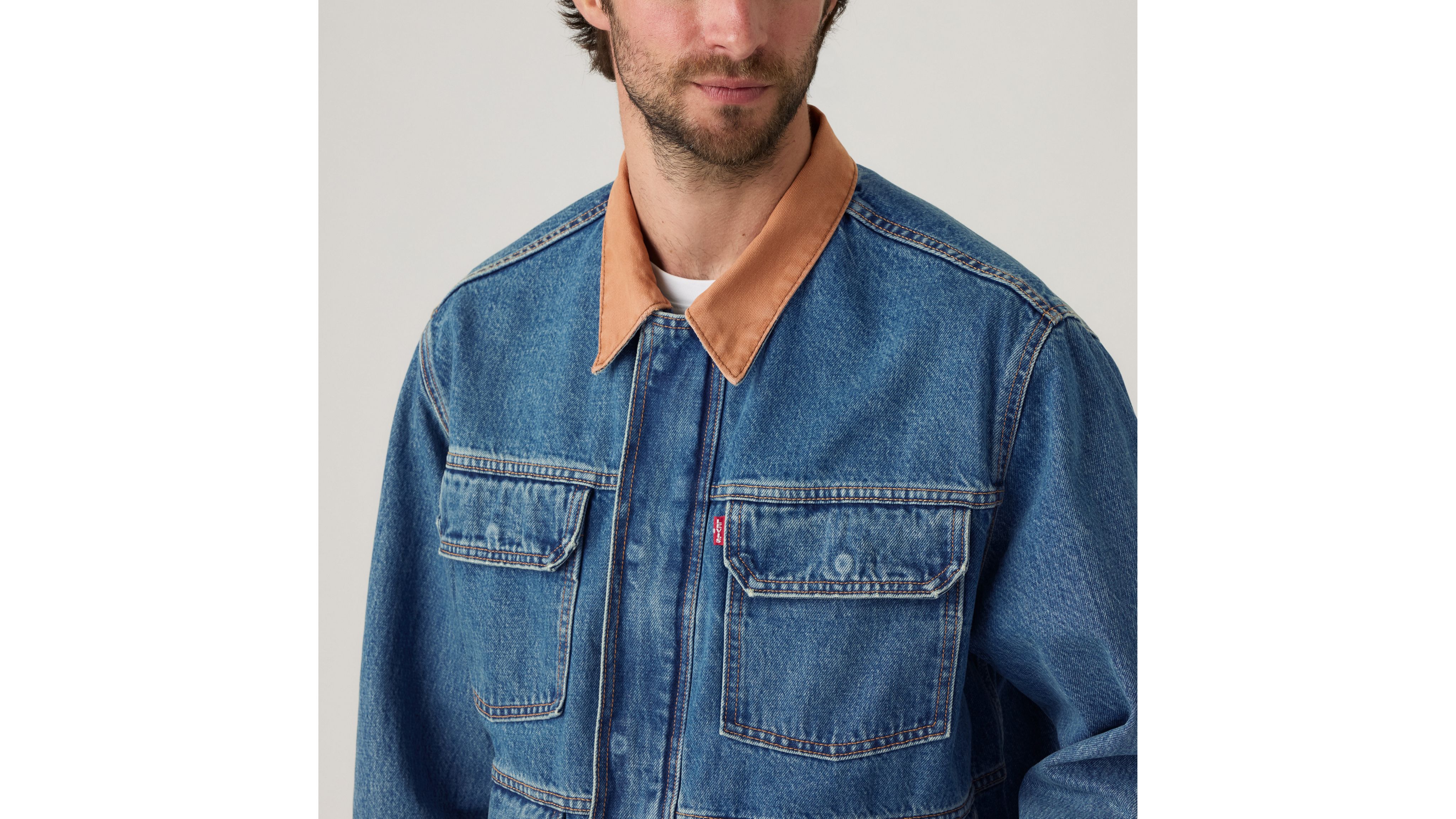 Levi's East Port Jacket In Blue