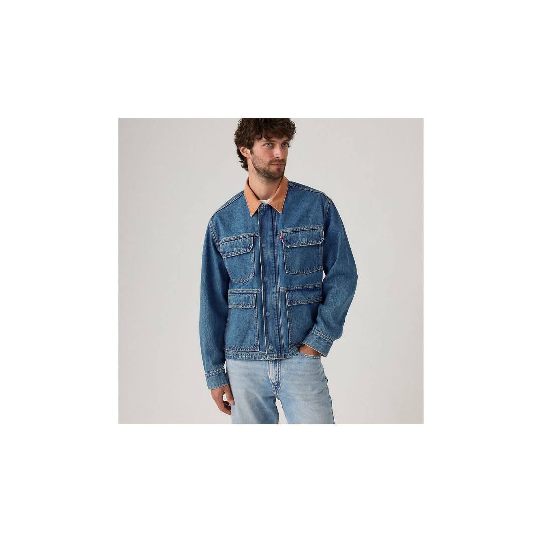 Levi's East Port Jacket In Blue