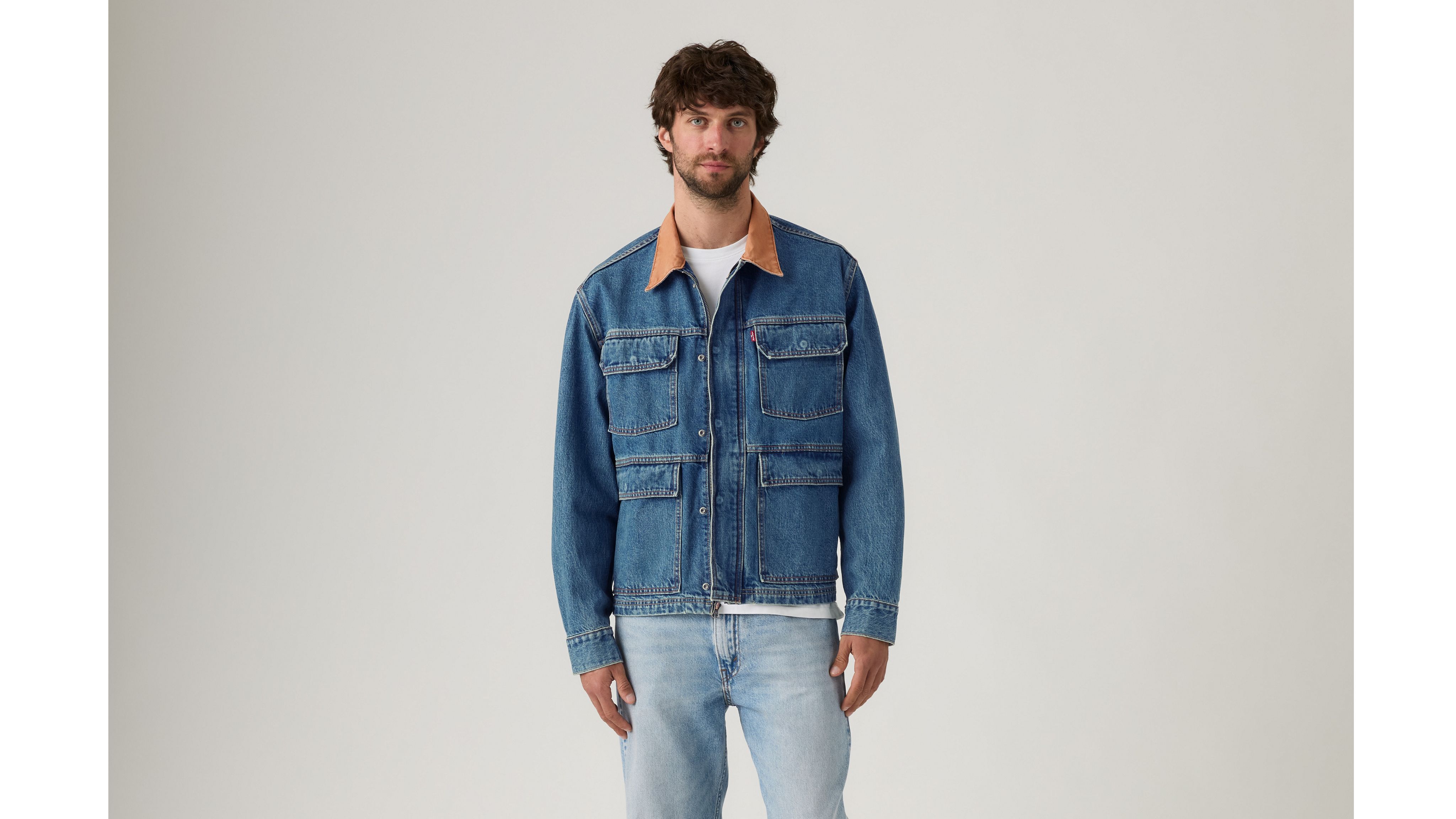 Levi's East Port Jacket In Blue