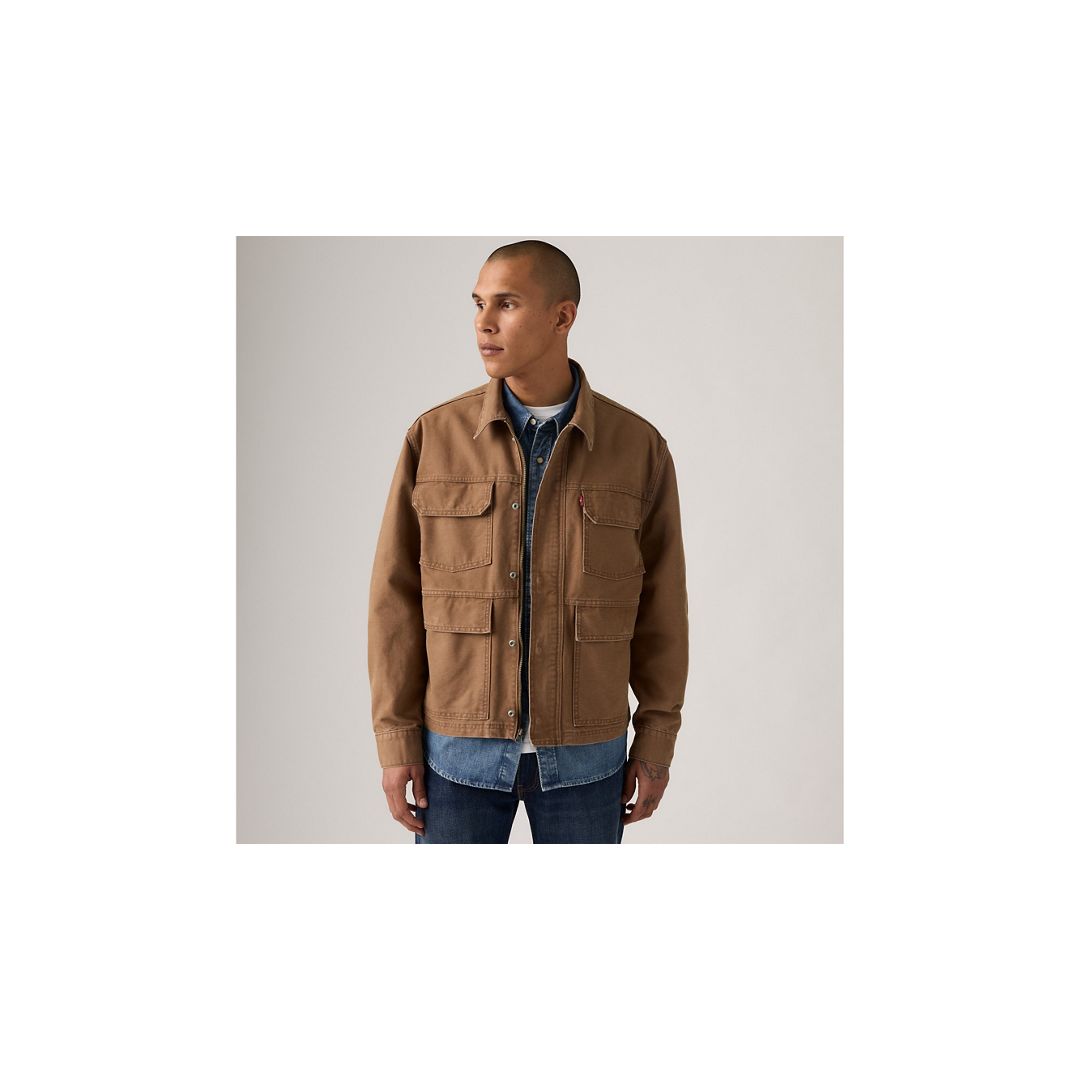 Levi's East Port Jacket In Brown