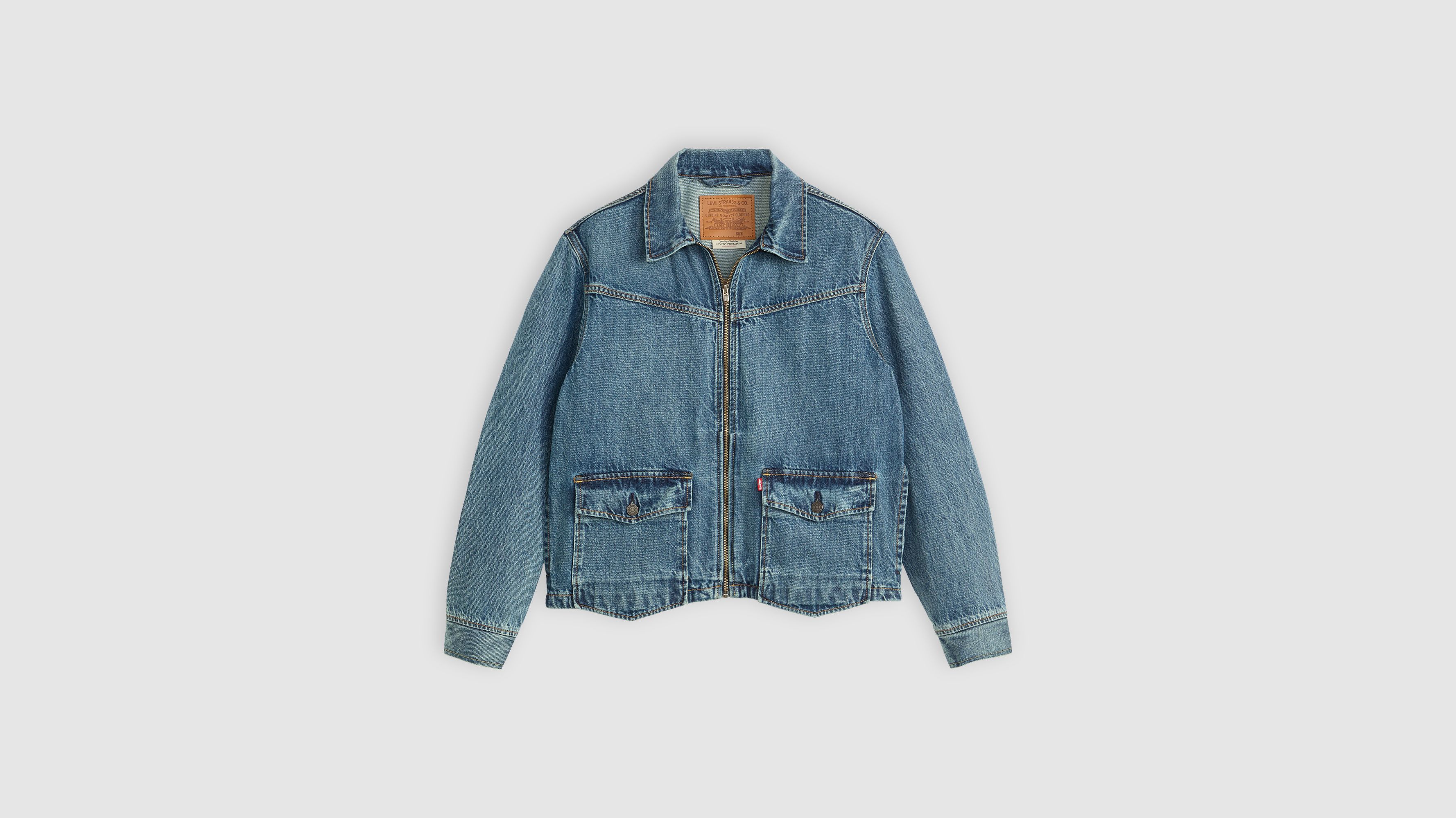Highway Zip Trucker Jacket - Medium Wash | Levi's® US