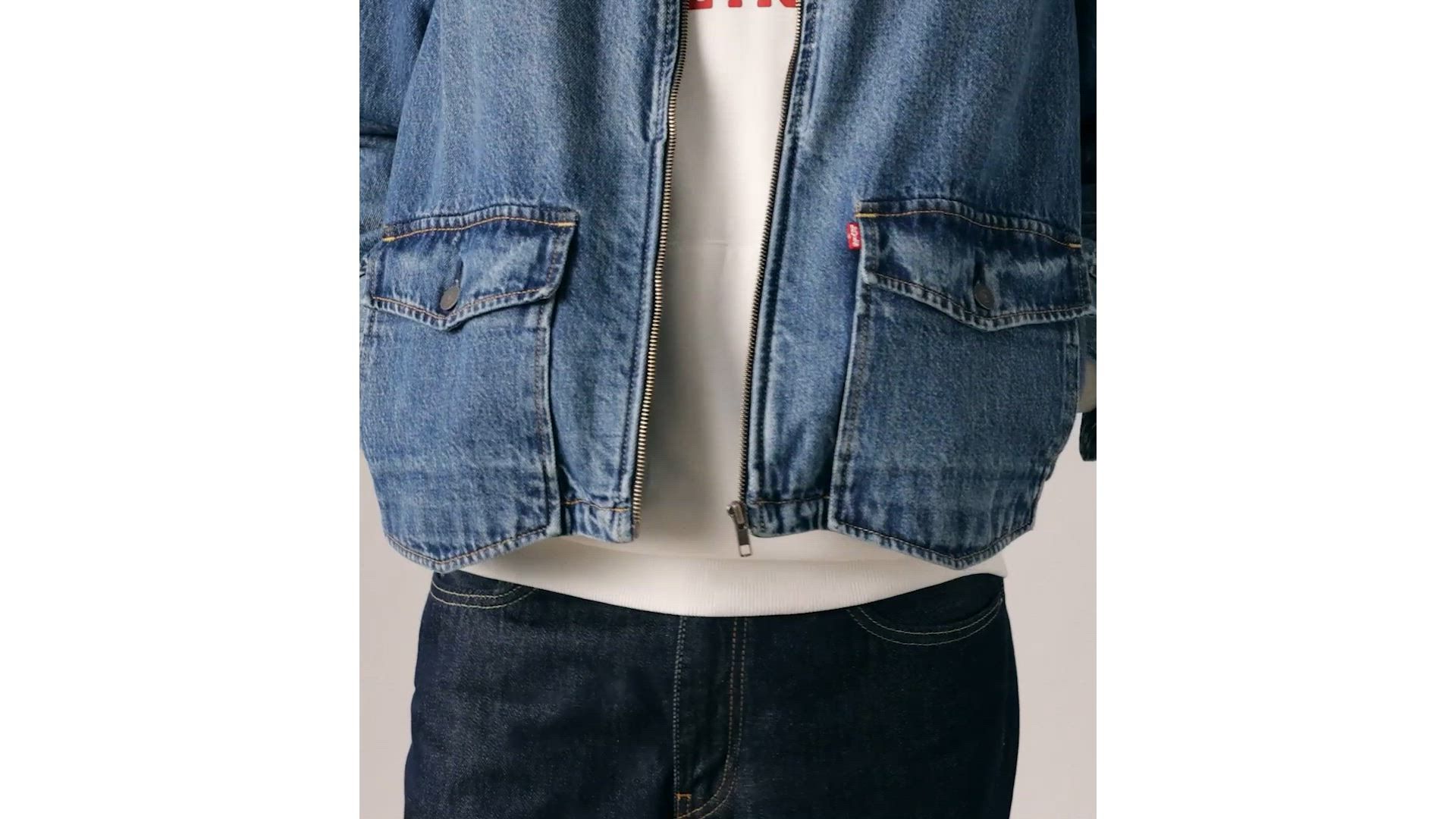 Highway Zip Trucker Jacket - Medium Wash | Levi's® US