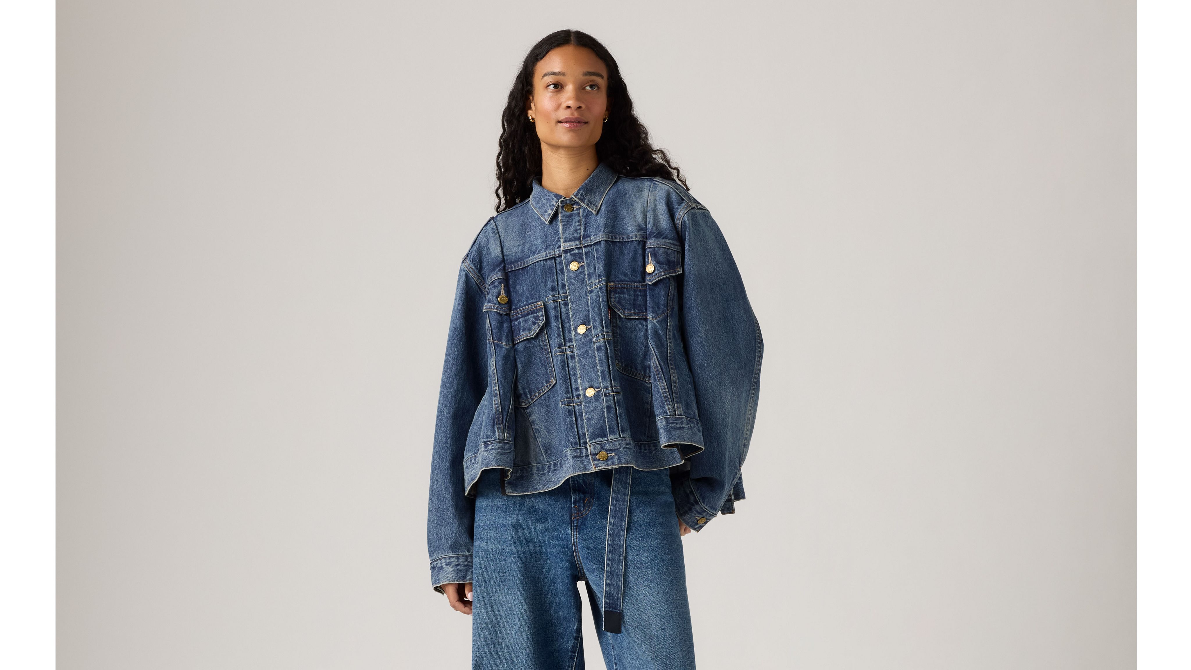 Levi's® X Sacai Denim Jacket - Blue | Levi's® PL