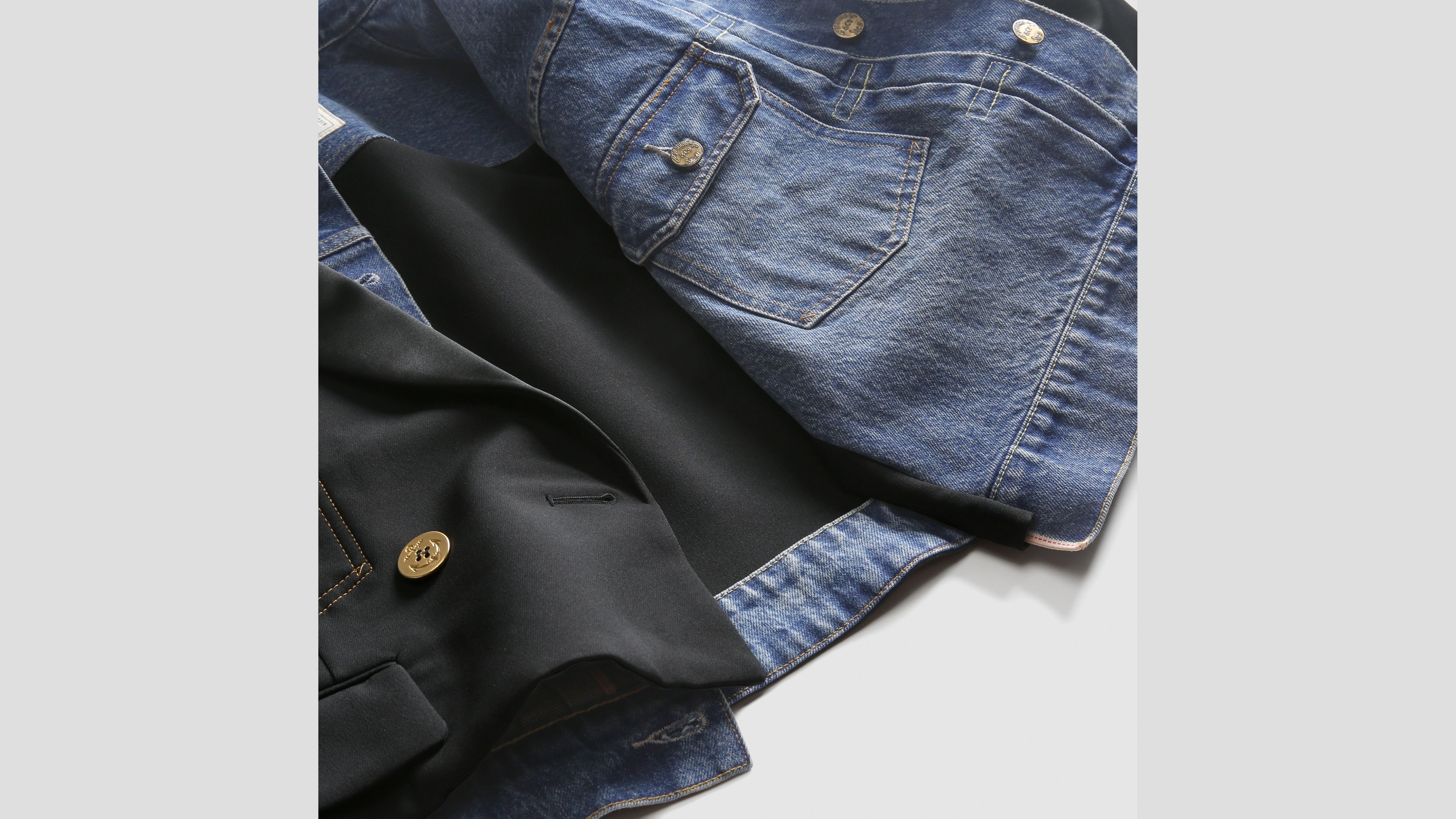 sacai LEVI’S Denim Matelasse Twill size4 SACAI | LEVI'S® X SACAI WOMEN'S DENIM X MATELASSE TWILL JACKET