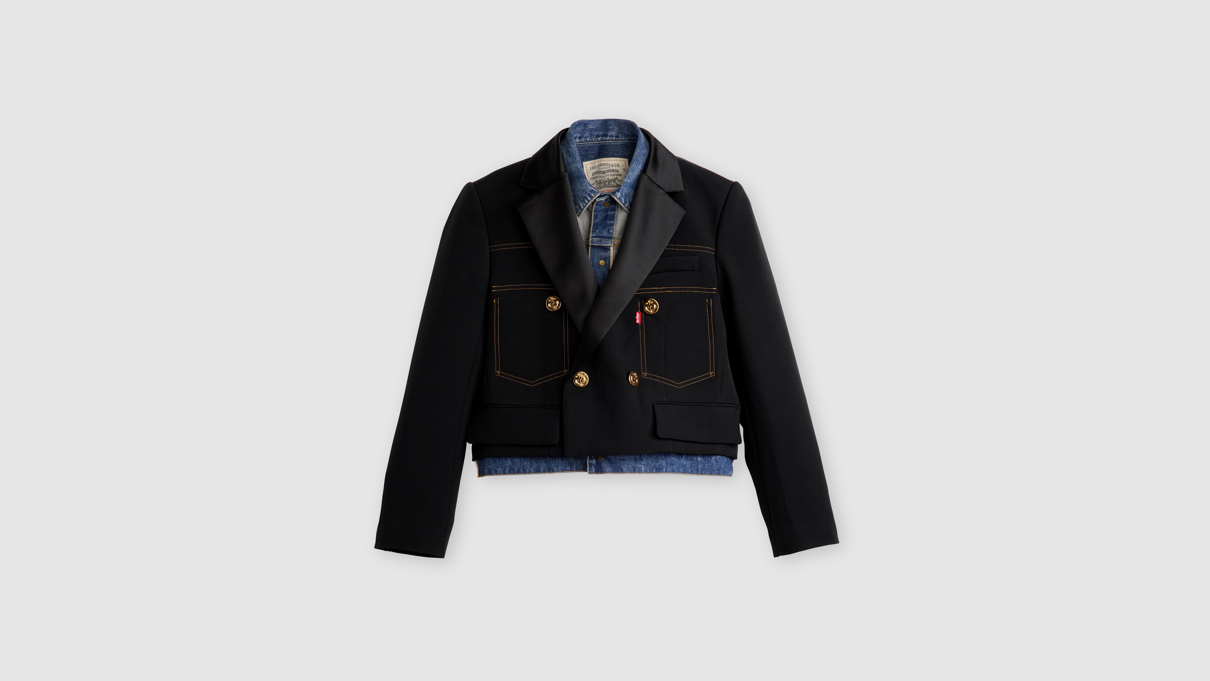 Levi's® X Sacai Men's Denim Jacket - Medium Wash | Levi's® US