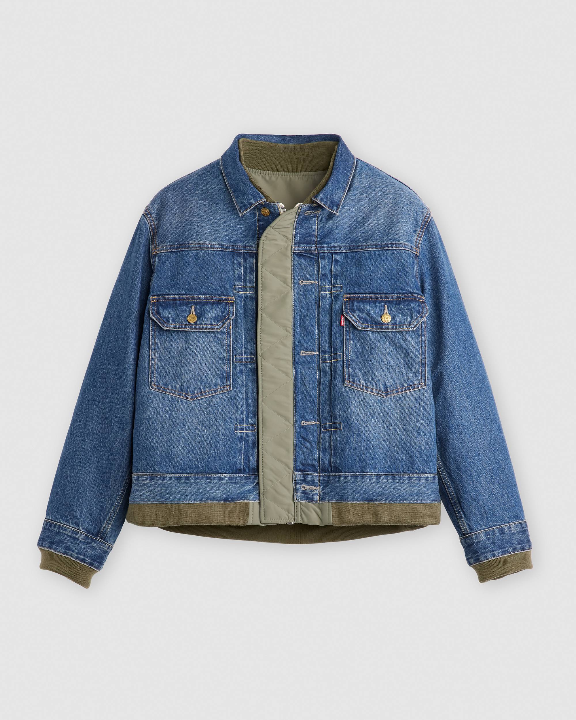 Levi's® X Sacai Men's Denim X Nylon Twill Reversible Blouson Levi's® X Sacai Men's Denim X Nylon Twill Reversible Blouson