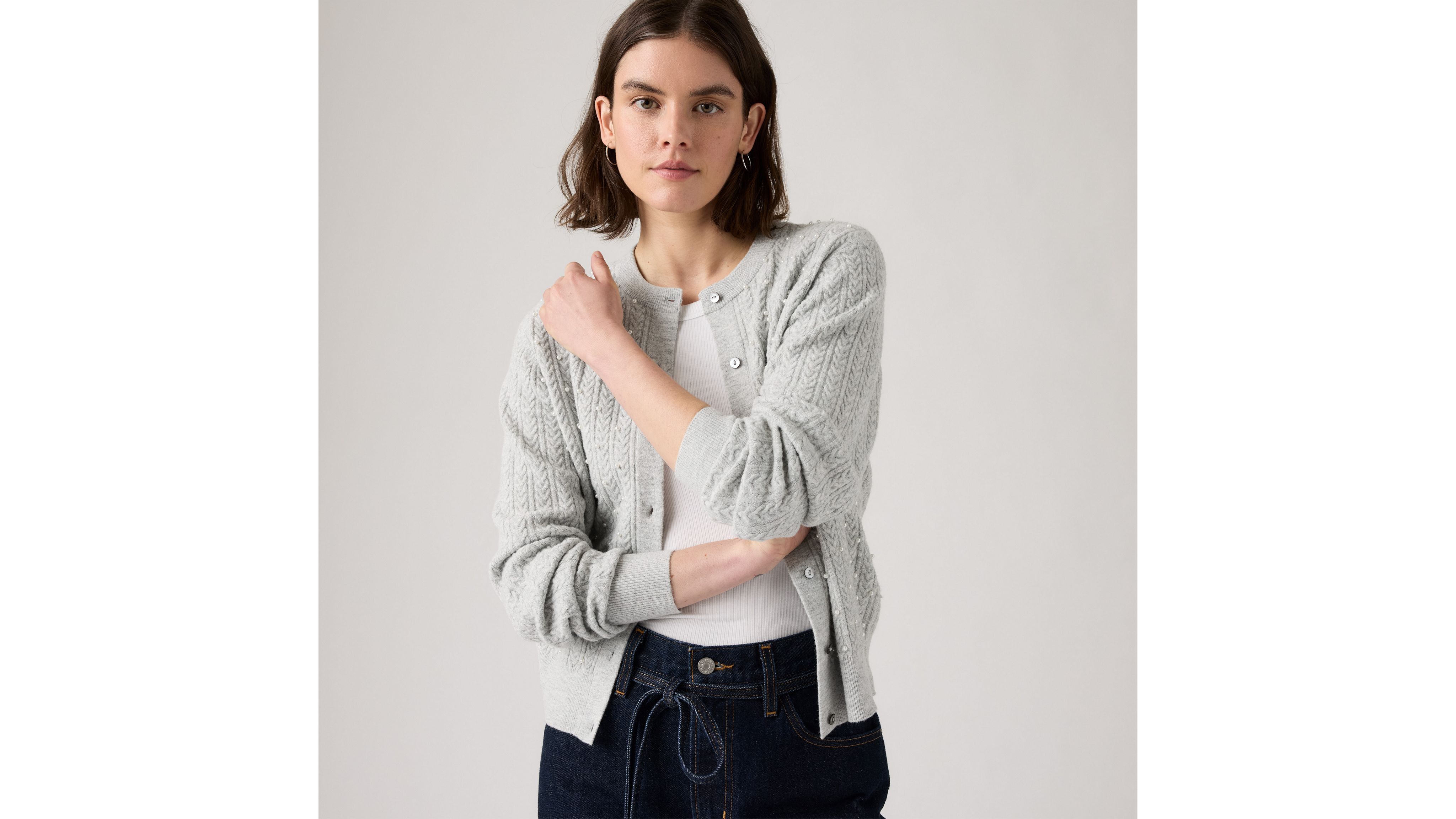 Supersoft Crewneck Cardigan 1