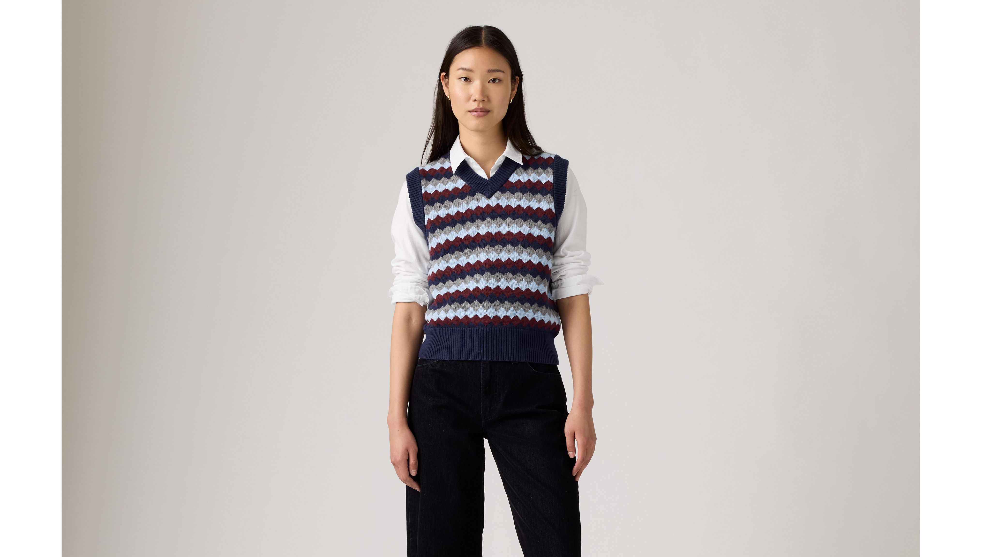 Gilet Charlie con scollo a V 1