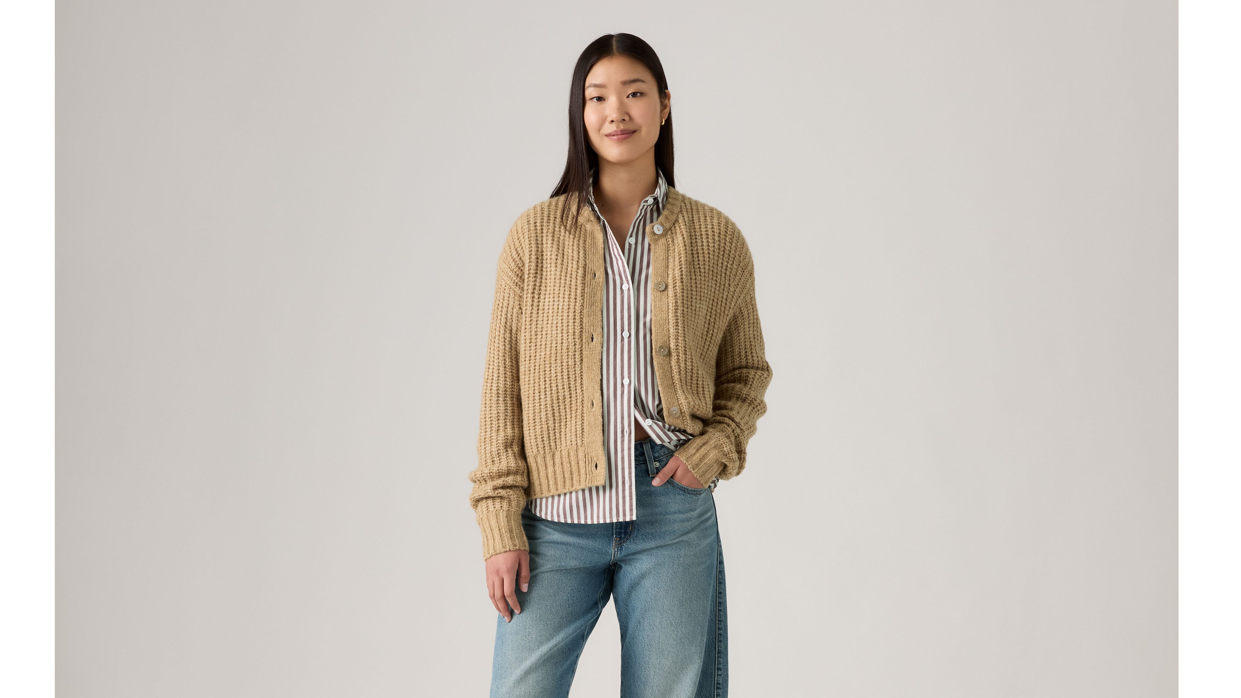 Cardigan Luna con bottoni di conchiglia 4