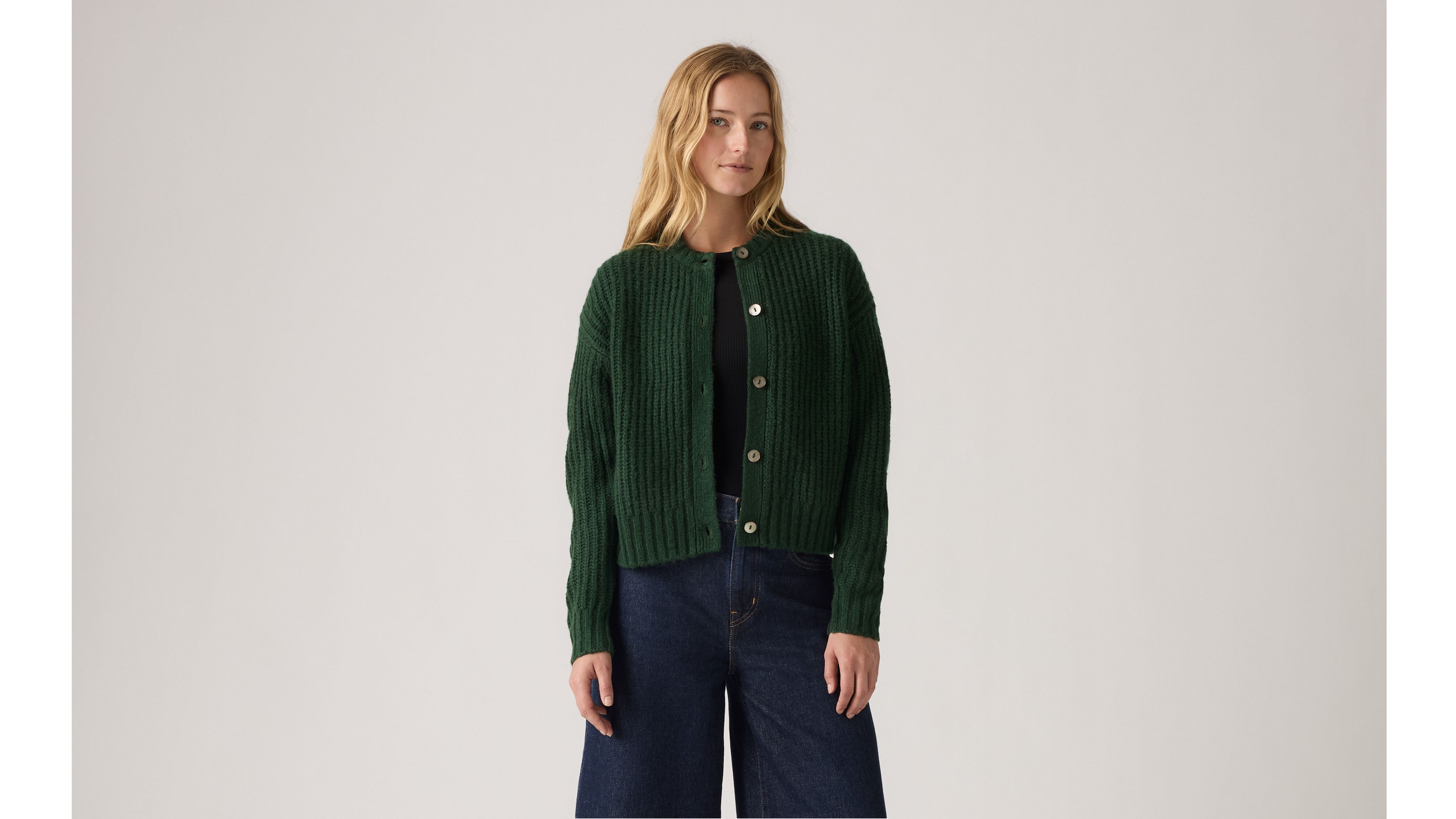 トップス FEATHER SHELL BUTTON CARDIGAN CLANE FEATHER SHELL BUTTON CARDIGAN