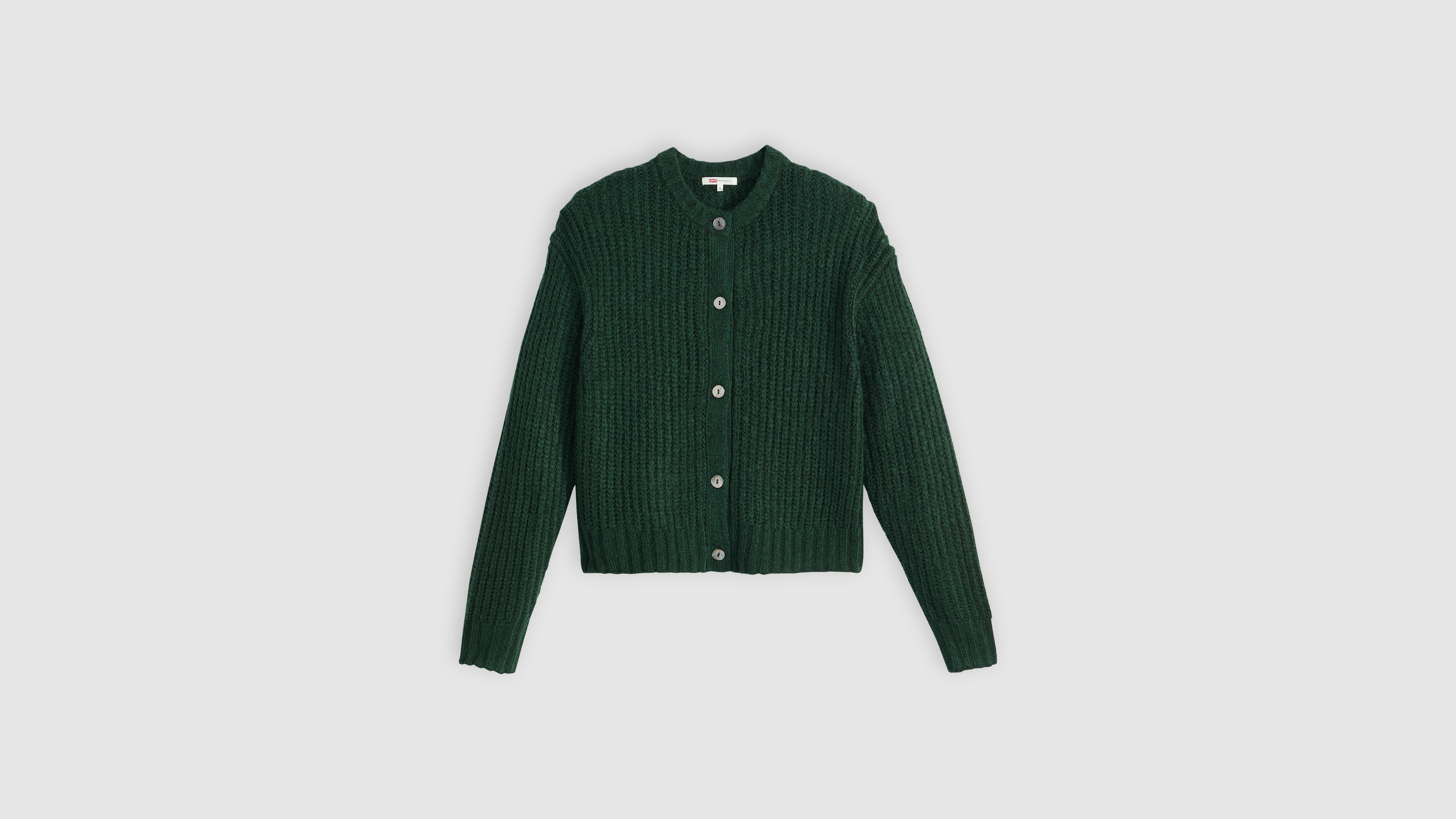 Luna Shell Button Cardigan - Green | Levi's® NL