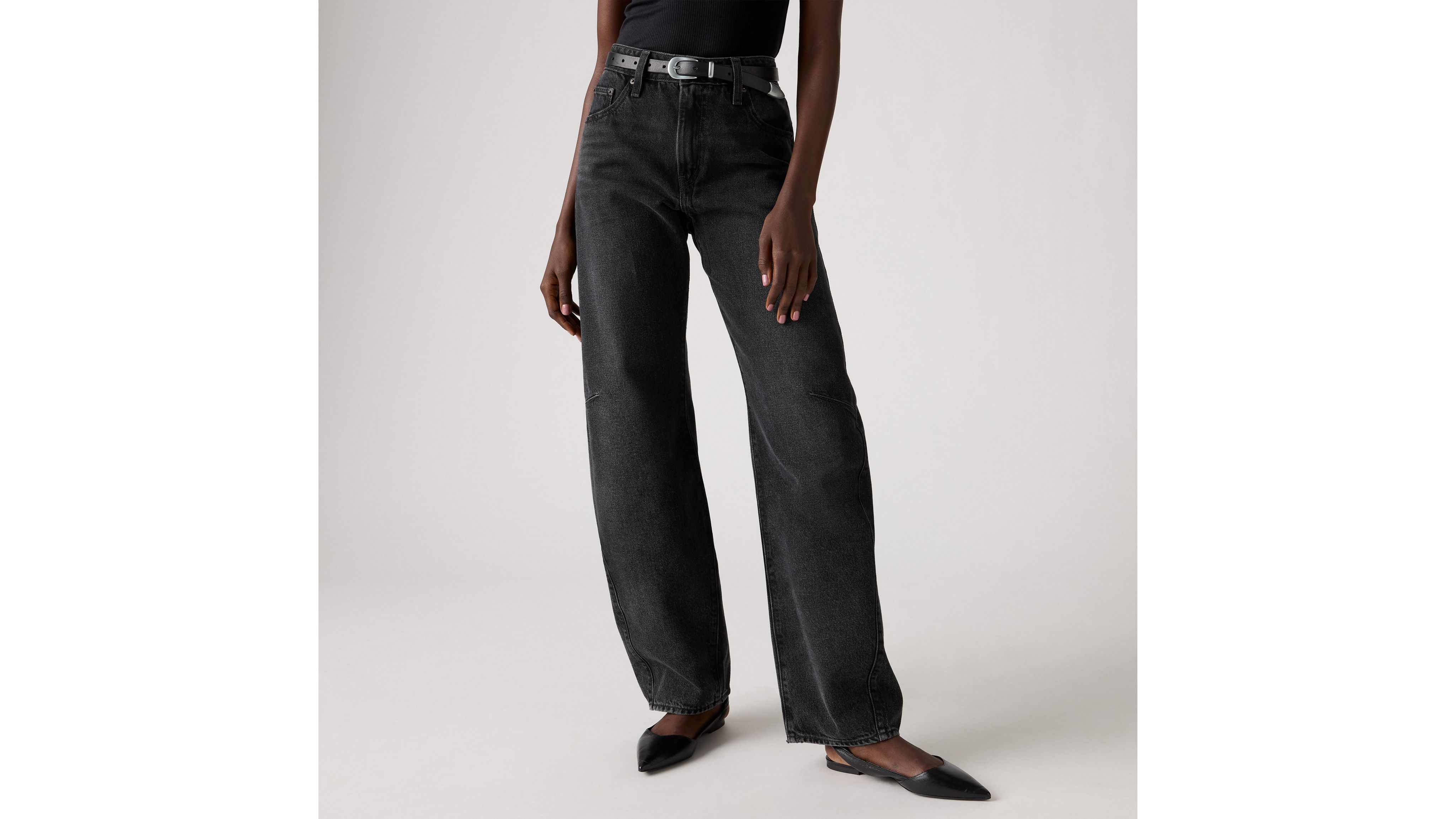 デニム・ジーパン Levi's FW25 BAGGY DAD BARREL (0039A 0000) Baggy Dad Barrel Women's Jeans - Green | Levi's® US