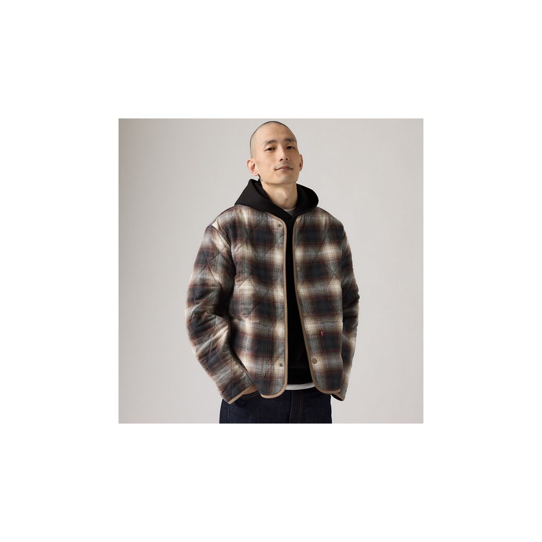 Levi's Lodi Reversible Liner Jacket In Brown