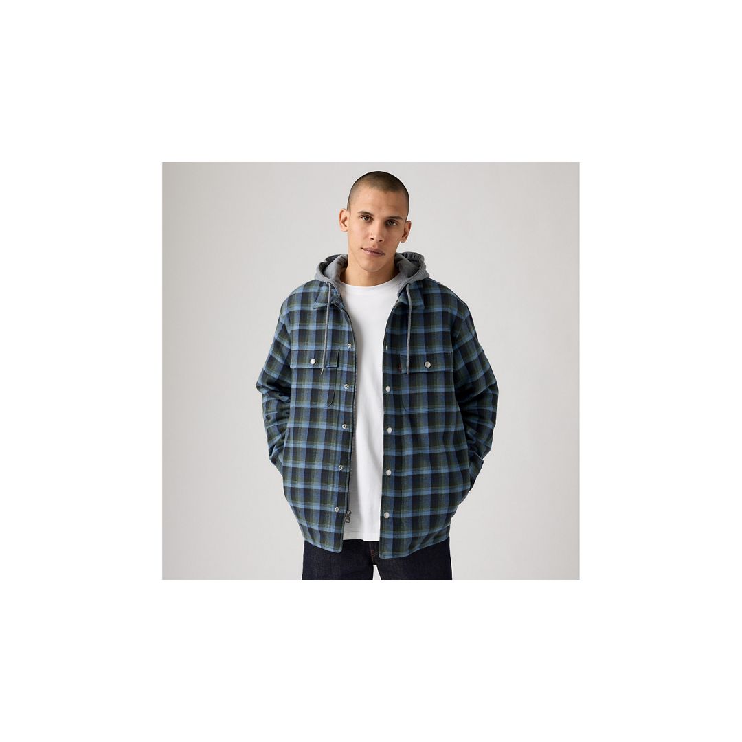 Levi's Francisco Sherpa Flannel Jacket In Multi