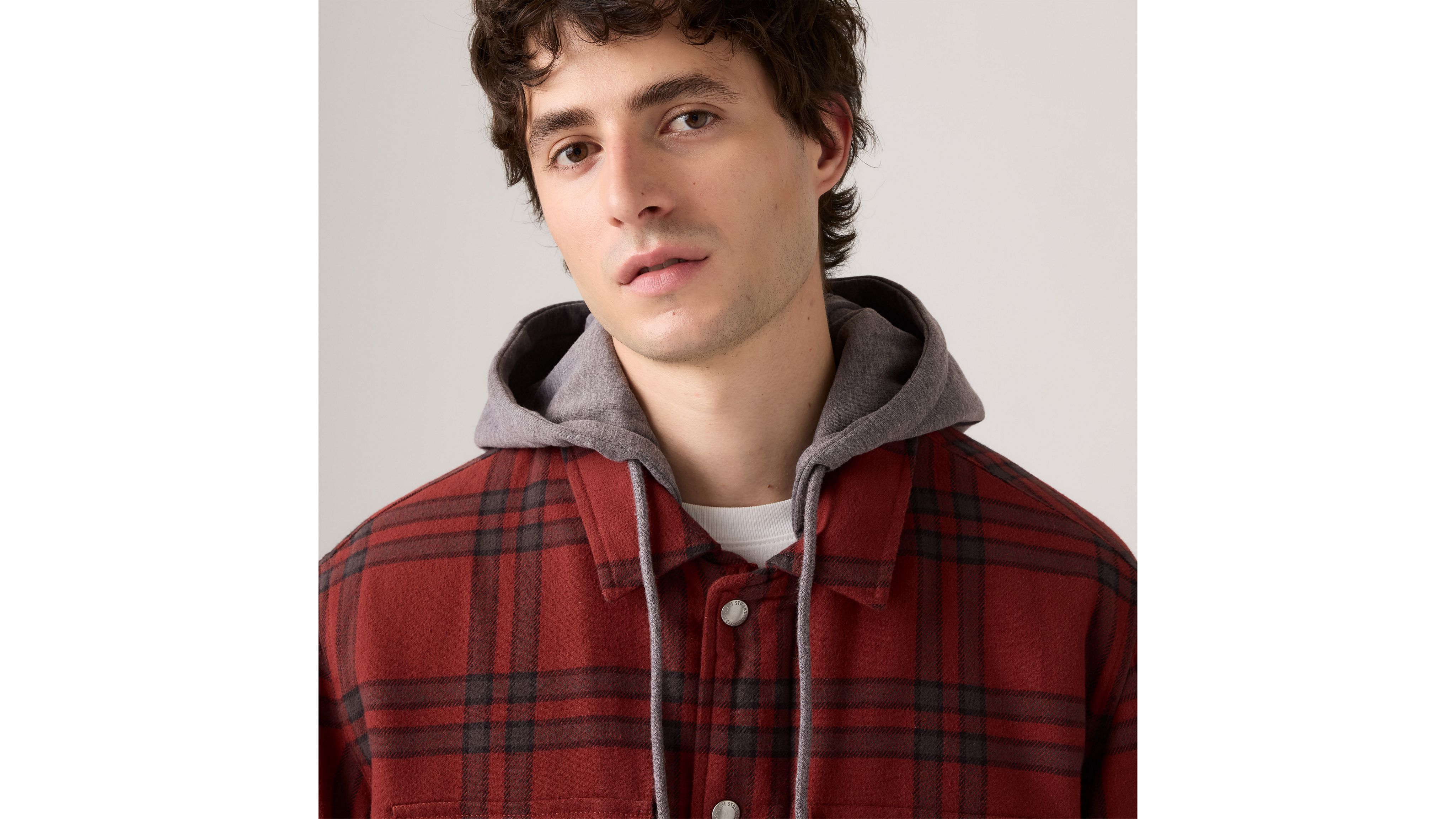 Levi's Francisco Sherpa Flannel Jacket In Multi