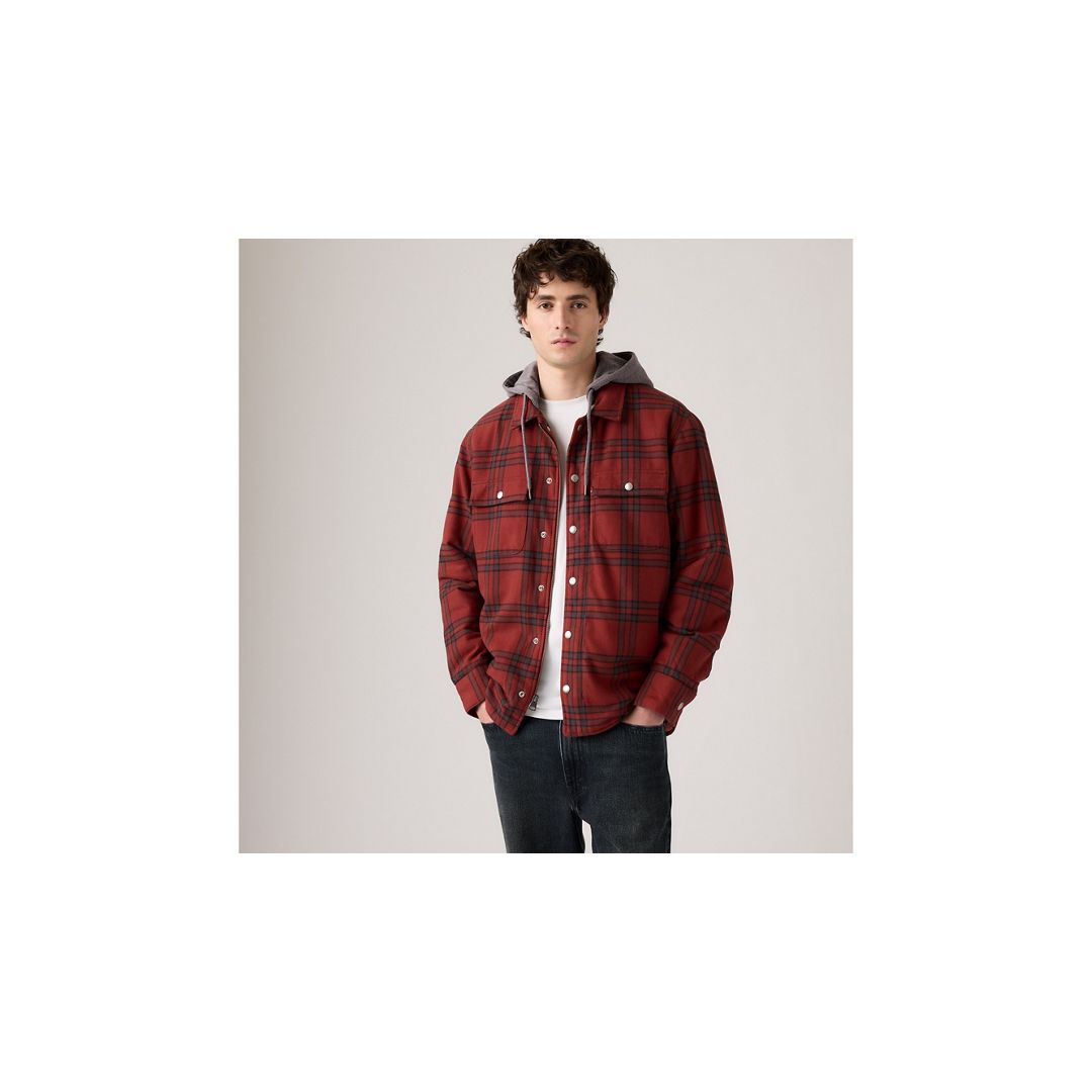 Levi's Francisco Sherpa Flannel Jacket In Multi