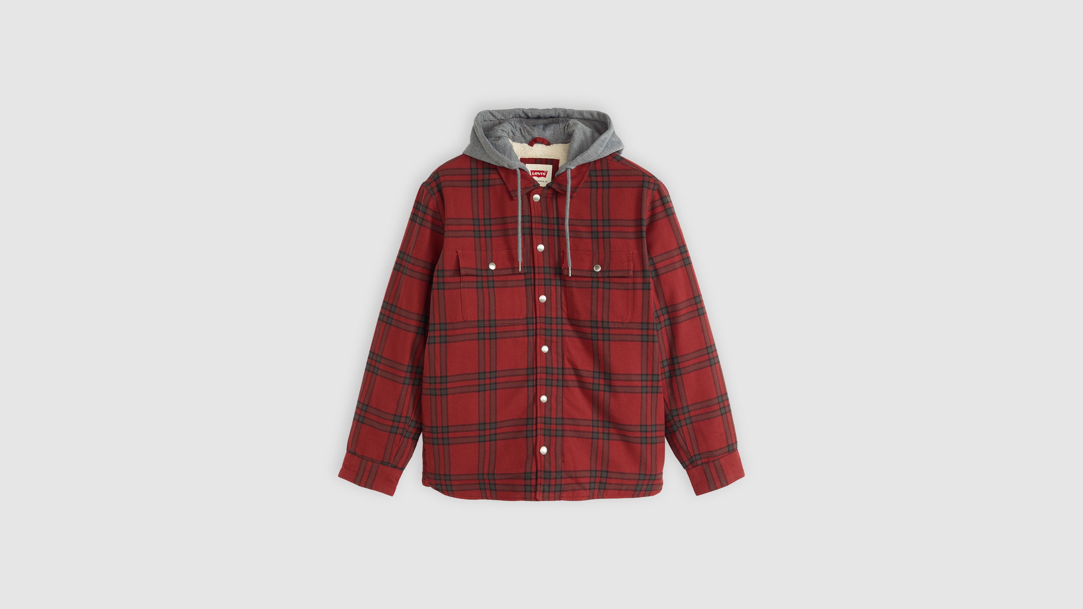 Levi's Francisco Sherpa Flannel Jacket In Multi
