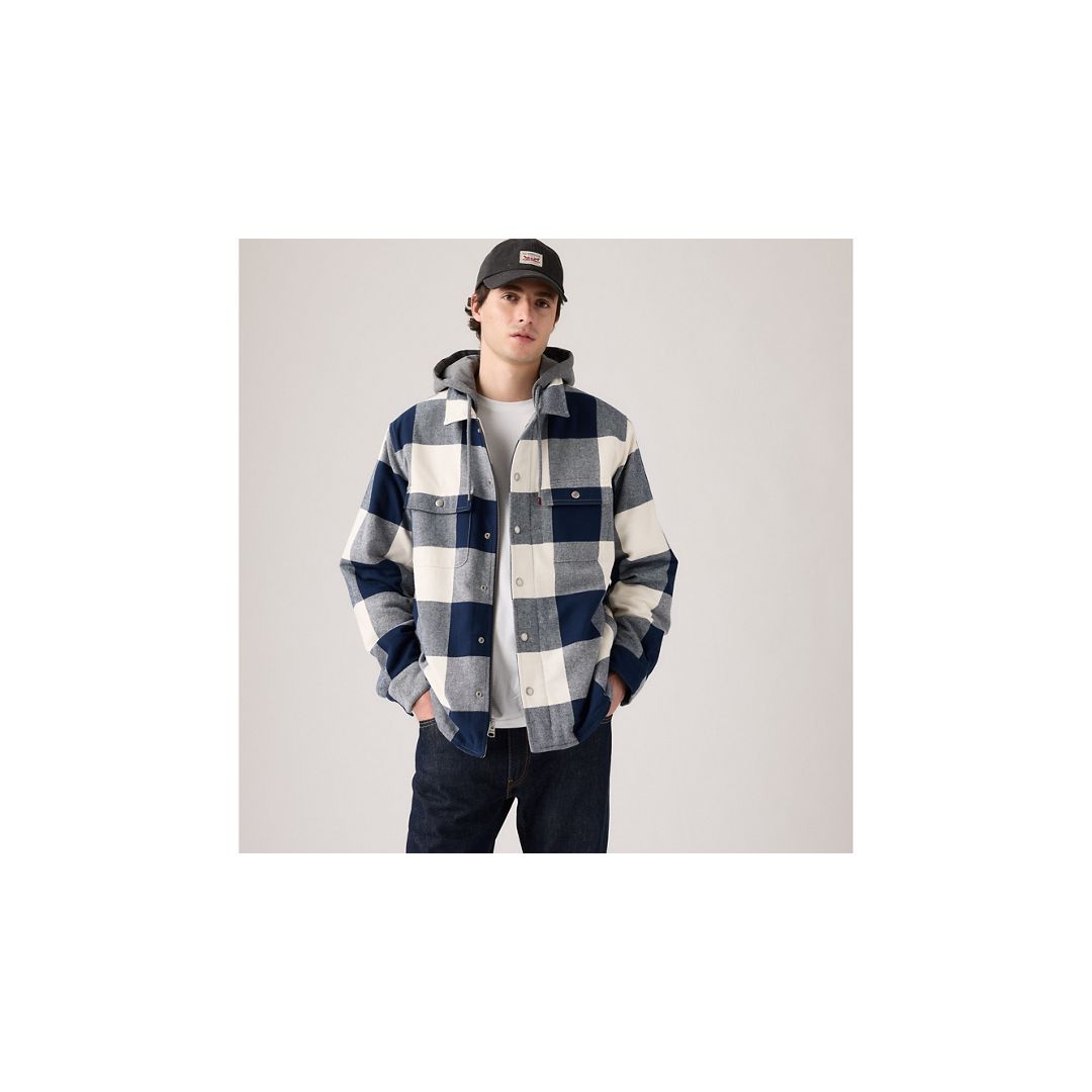 Levi's Francisco Sherpa Flannel Jacket In Multi