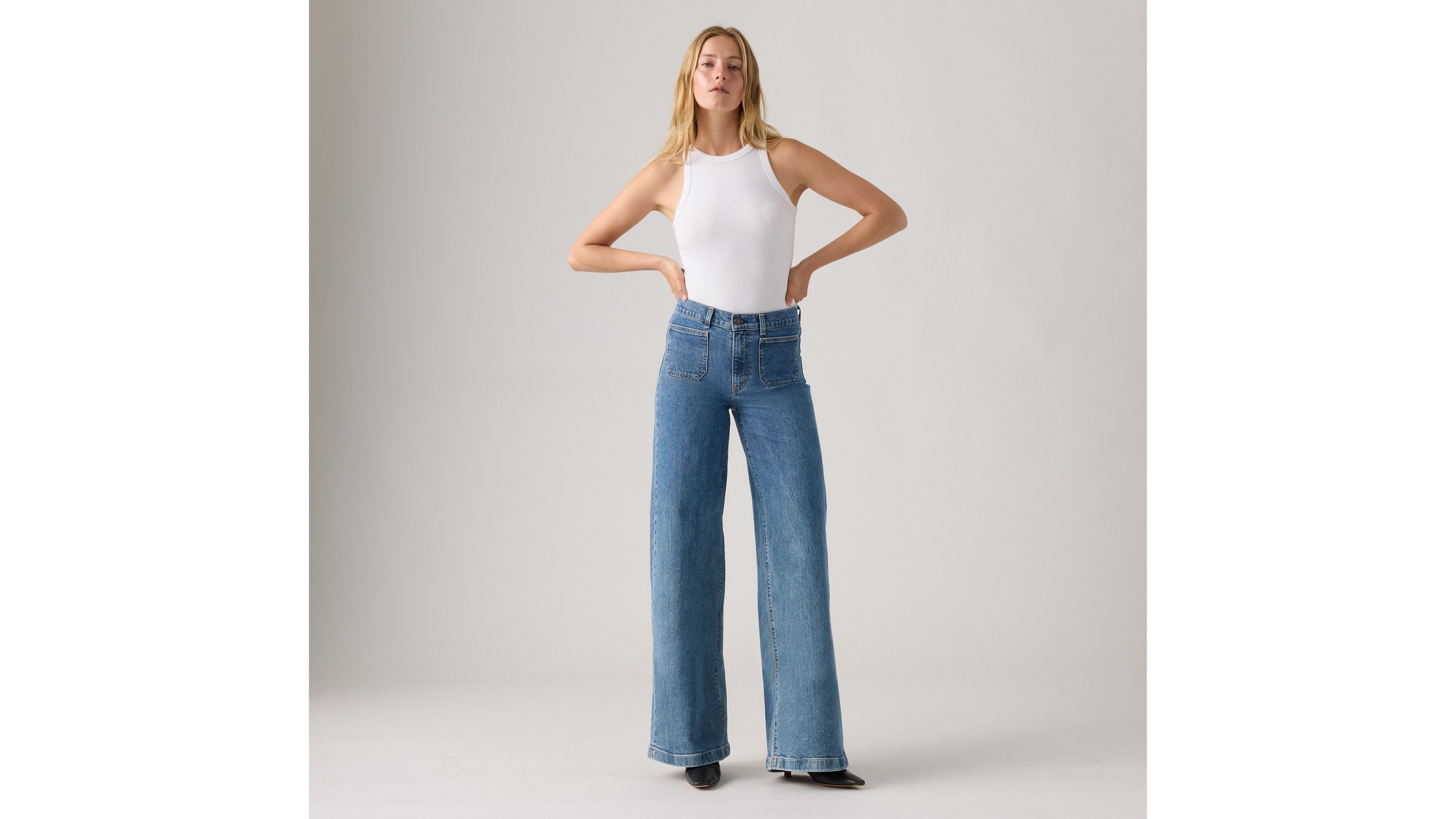 Jeans de pierna ancha y tiro alto 728™ Tailored 13