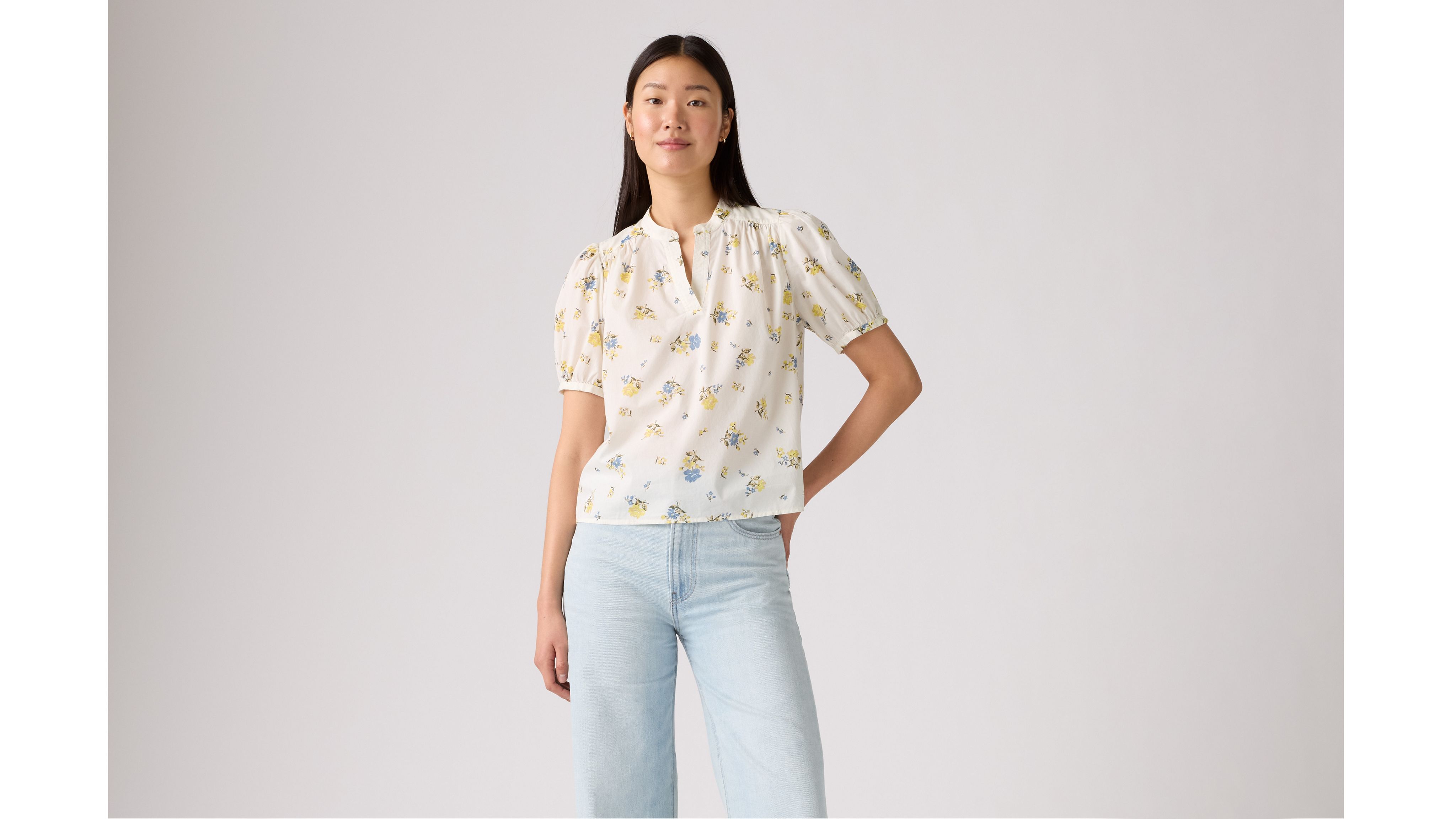 Amelie Poplin Blouse - Multi-color | Levi's® US