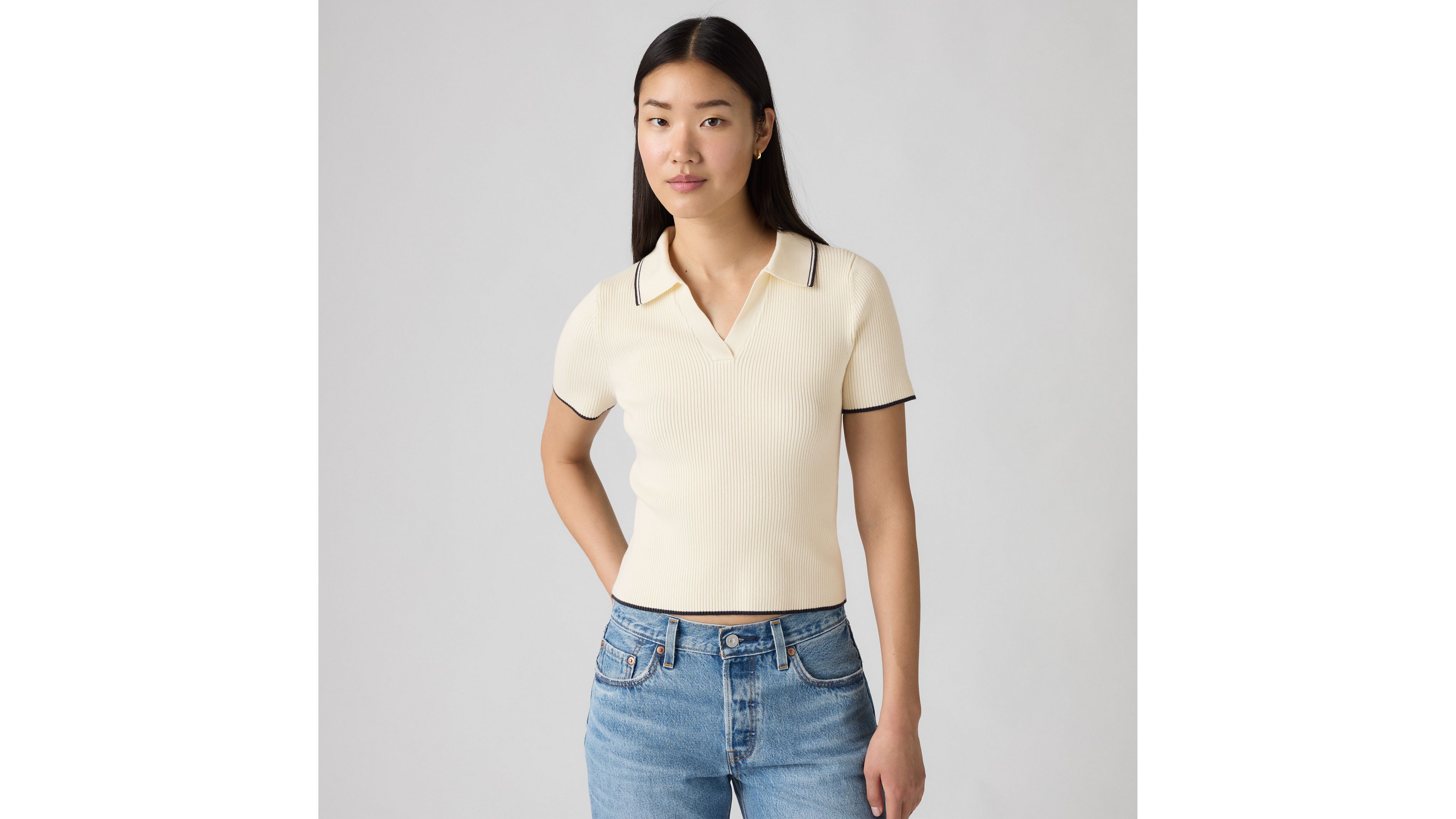 Levi's Faith Polo Sweater - Women's S