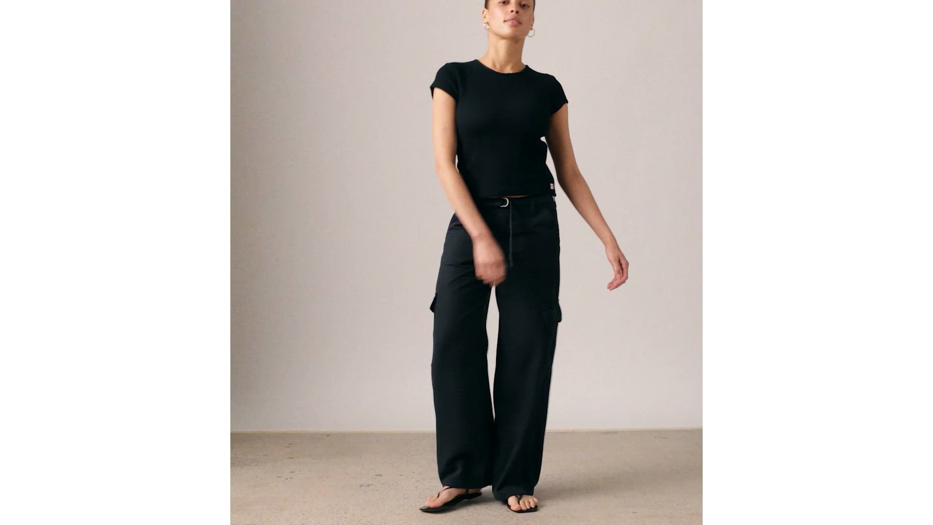 Baggy Dad Cargo TENCEL™ Women's Pants 1