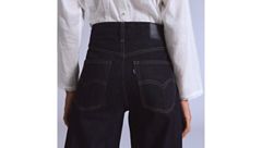 Women's Drop Barrel Jeans — New Rinse - Dark Wash 6