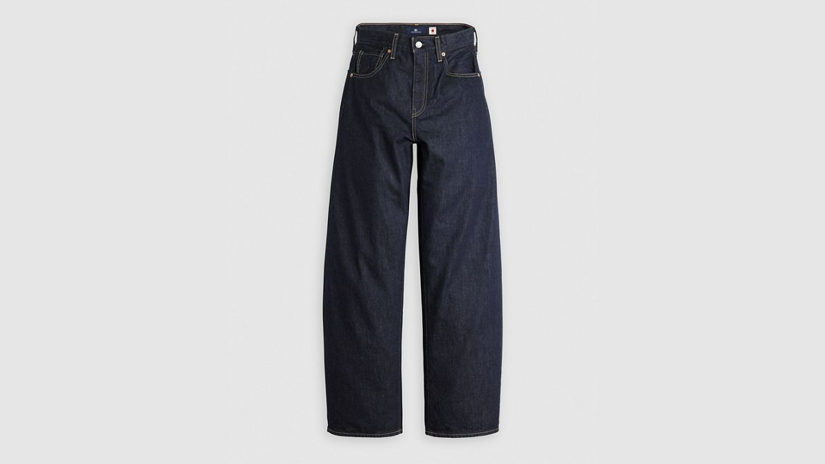 Women's Drop Barrel Jeans — New Rinse - Dark Wash