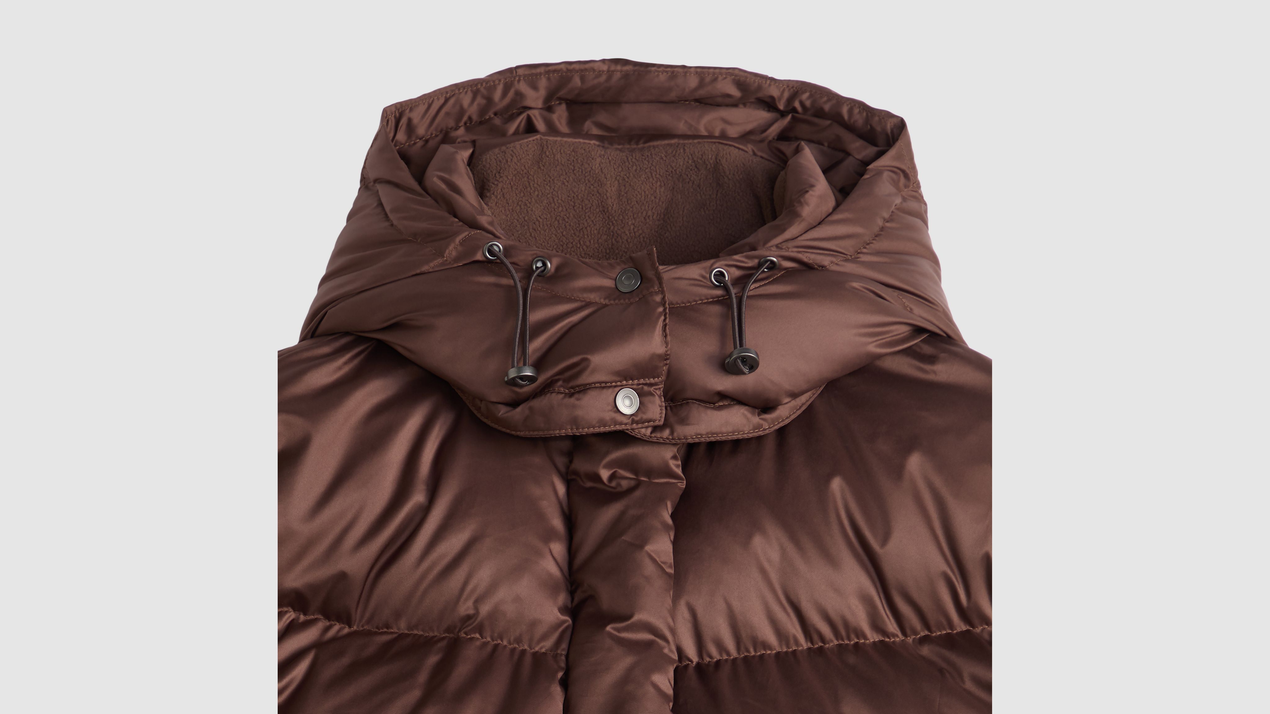 トップス Hooded Short Vest - Flight Satin(Brown) Hooded Short Vest - Flight Satin(Brown)