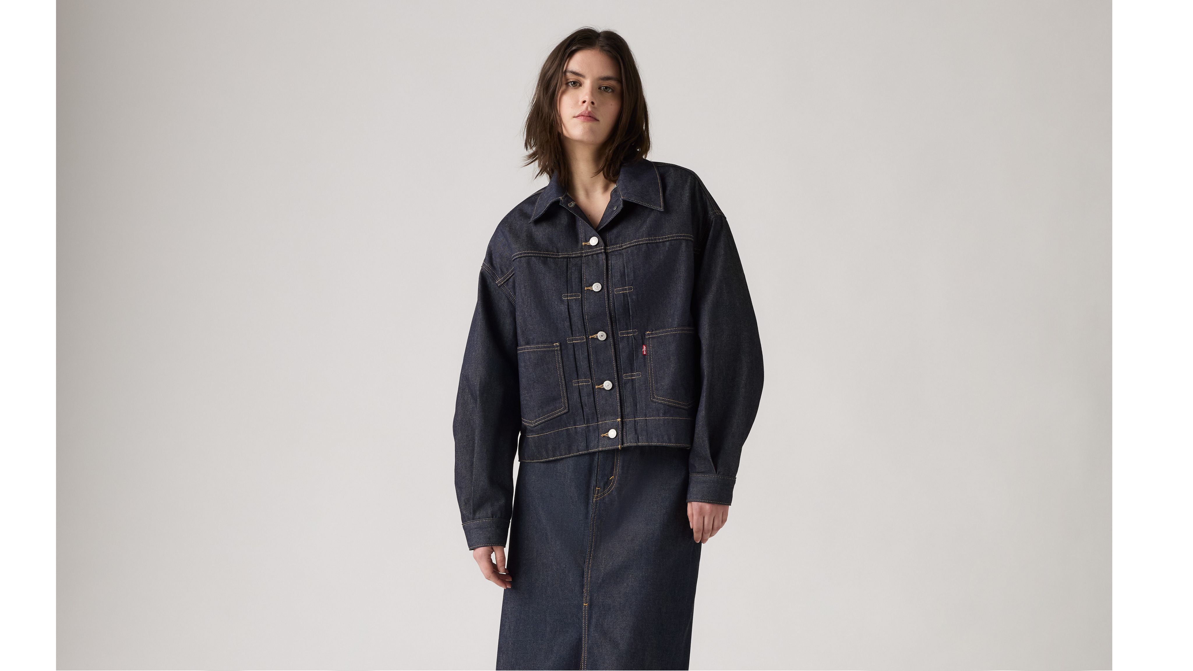 Balloon Sleeve Trucker Jacket 2
