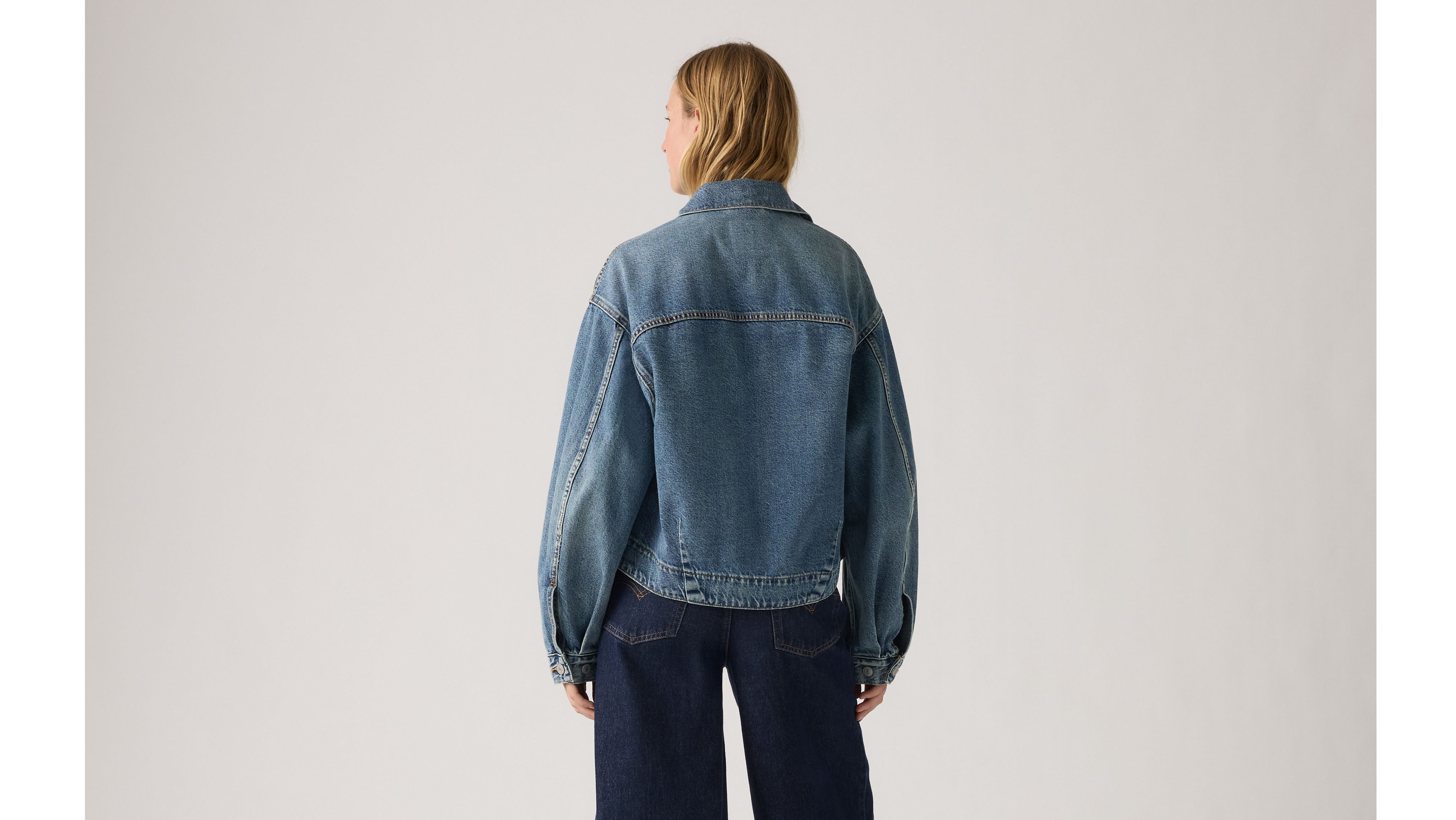 Balloon Sleeve Trucker Jacket 3