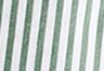 Waylon Stripe Dark Green - Green - Short Sleeve Zandt Cropped Shirt