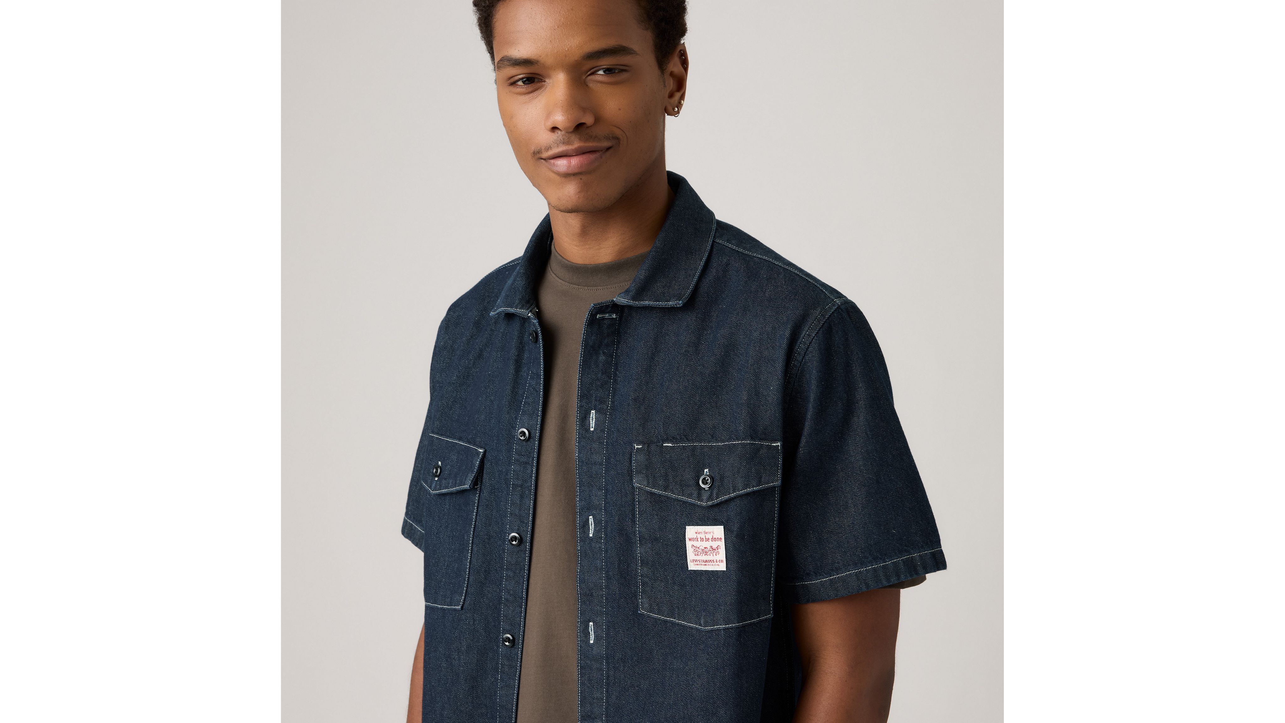 Short-Sleeve Worker Shirt