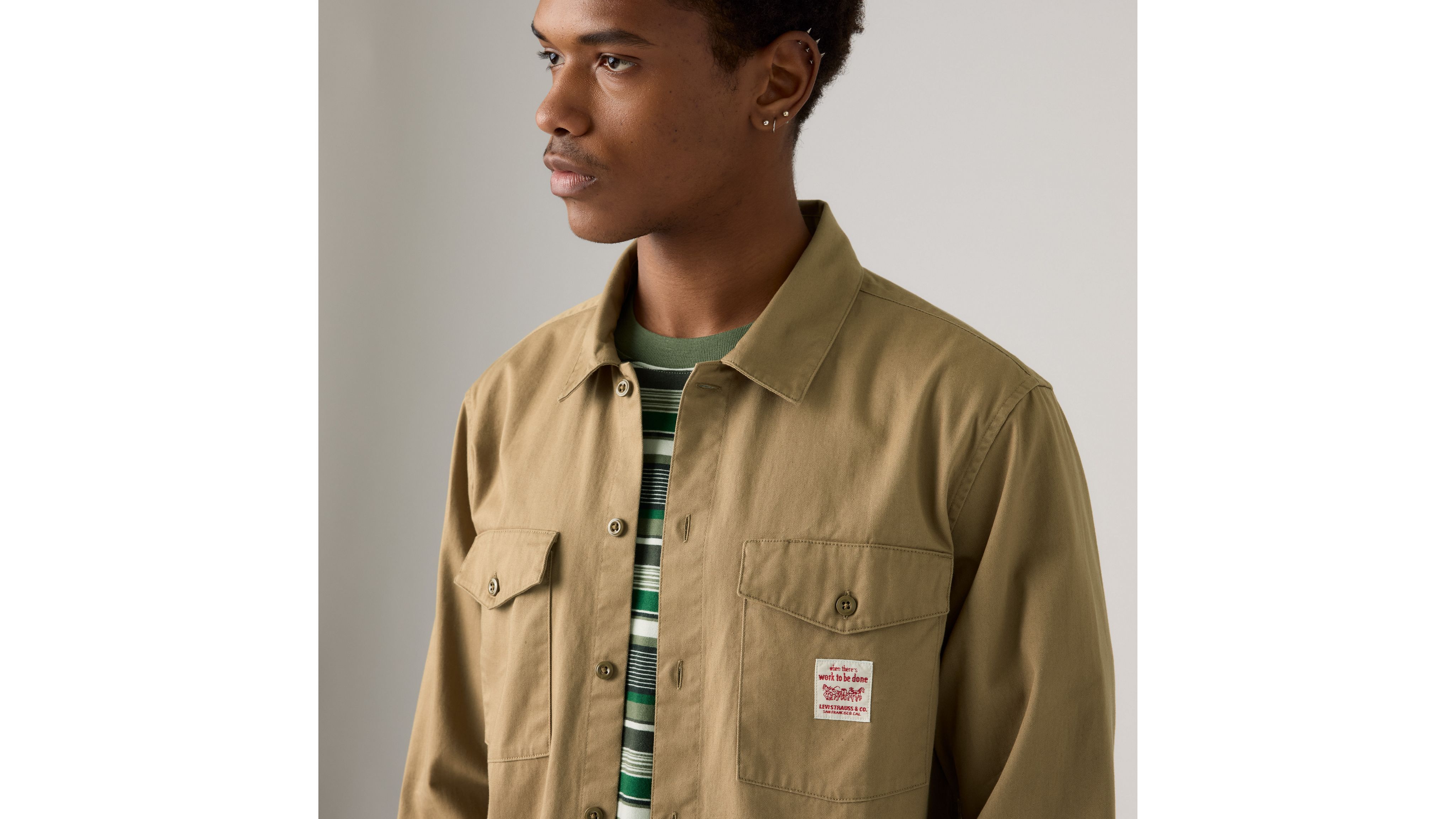 Long Sleeve Worker Shirt 4