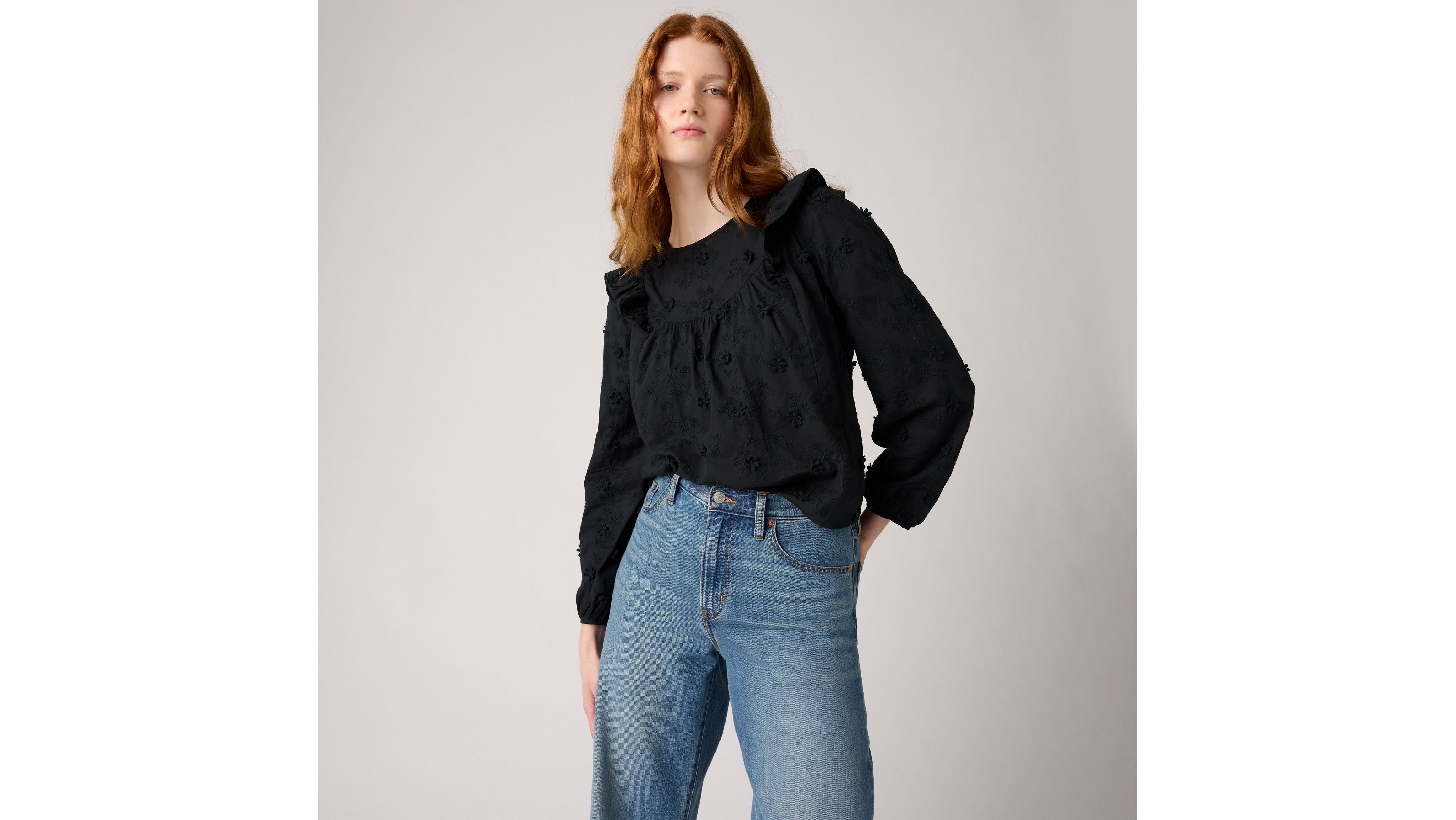 Levi's Mallory Blouse In Black