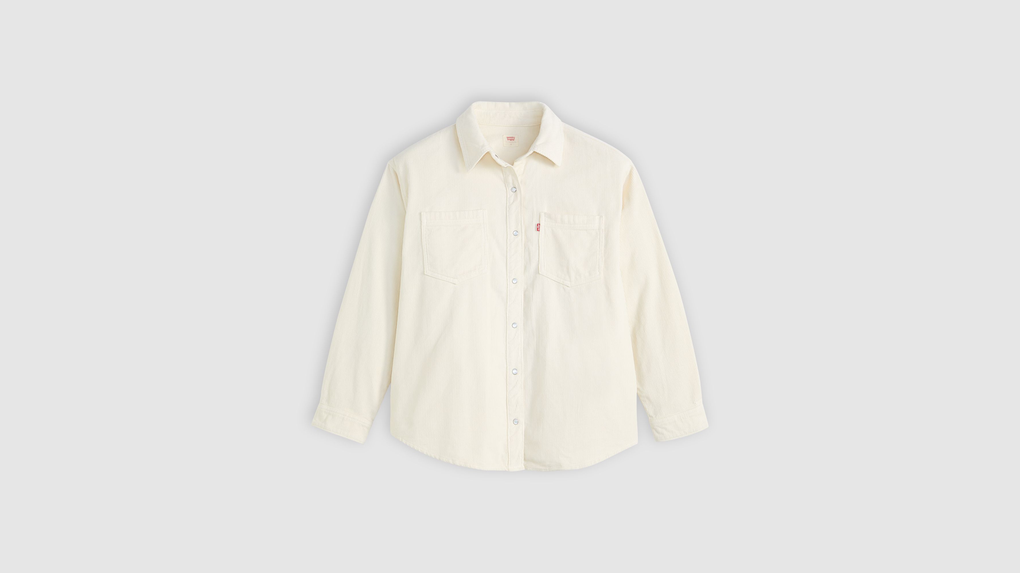 Levi's Iris Corduroy Overshirt In Neutral